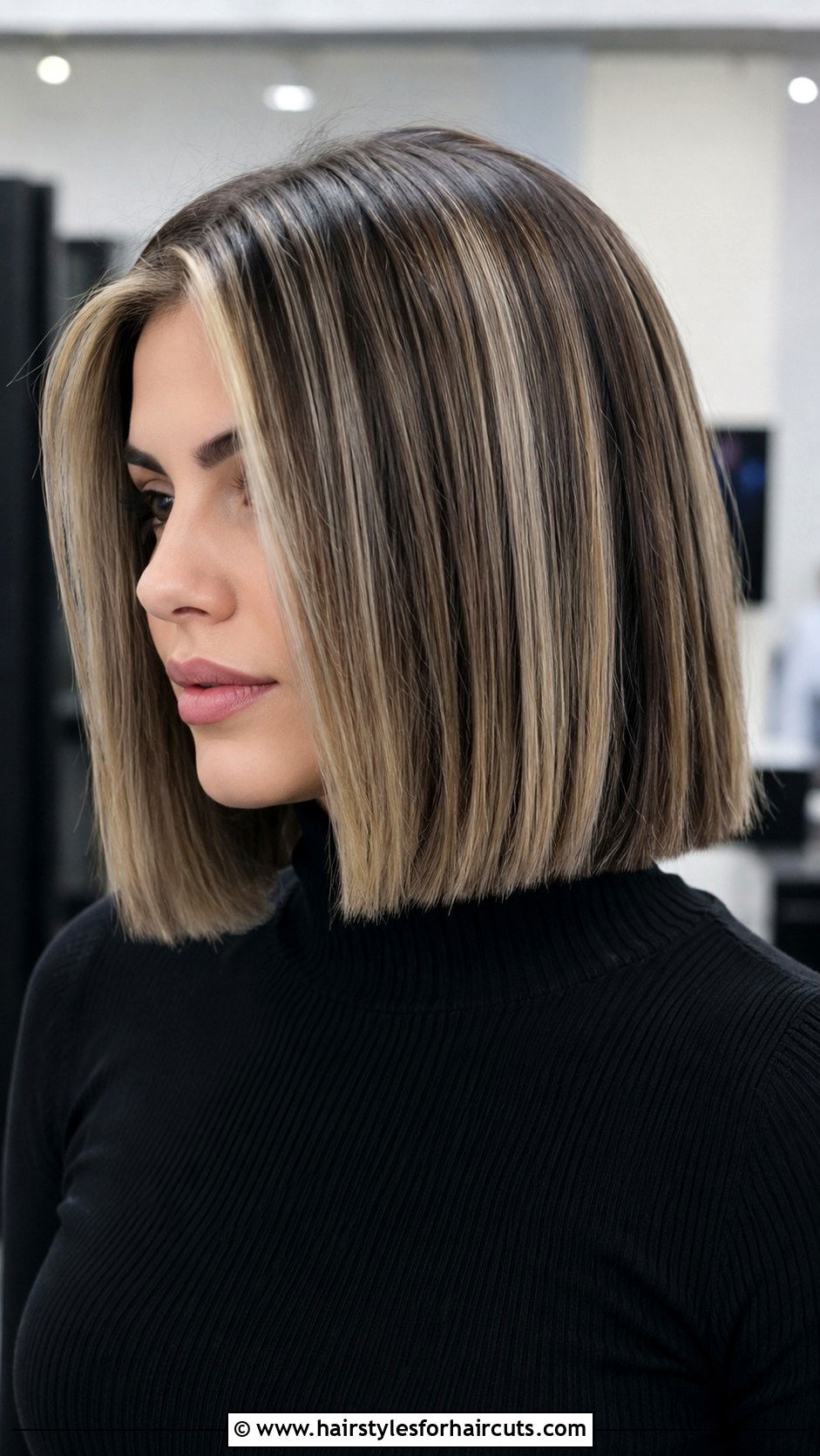 Blunt Cut With Racoon Color - 25 racoon hairstyles - 25 racoon hairstyles