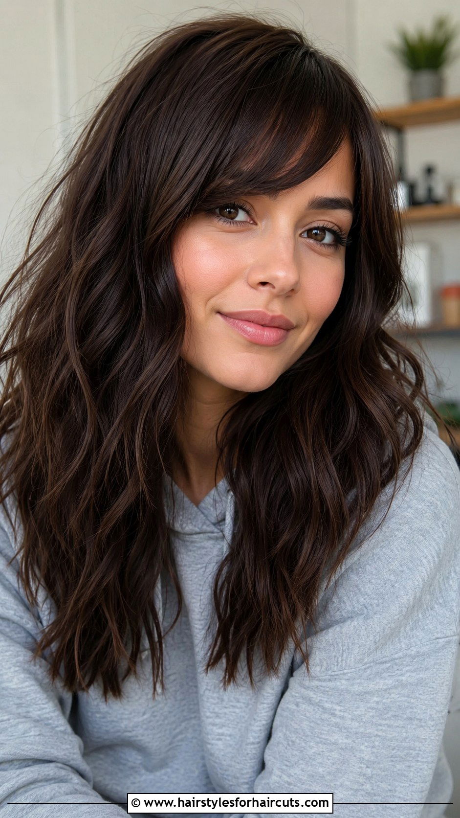 Blunt Cut With Side Bangs Wavy Hair - 25 blunt haircuts for wavy hair - 25 blunt haircuts for wavy hair