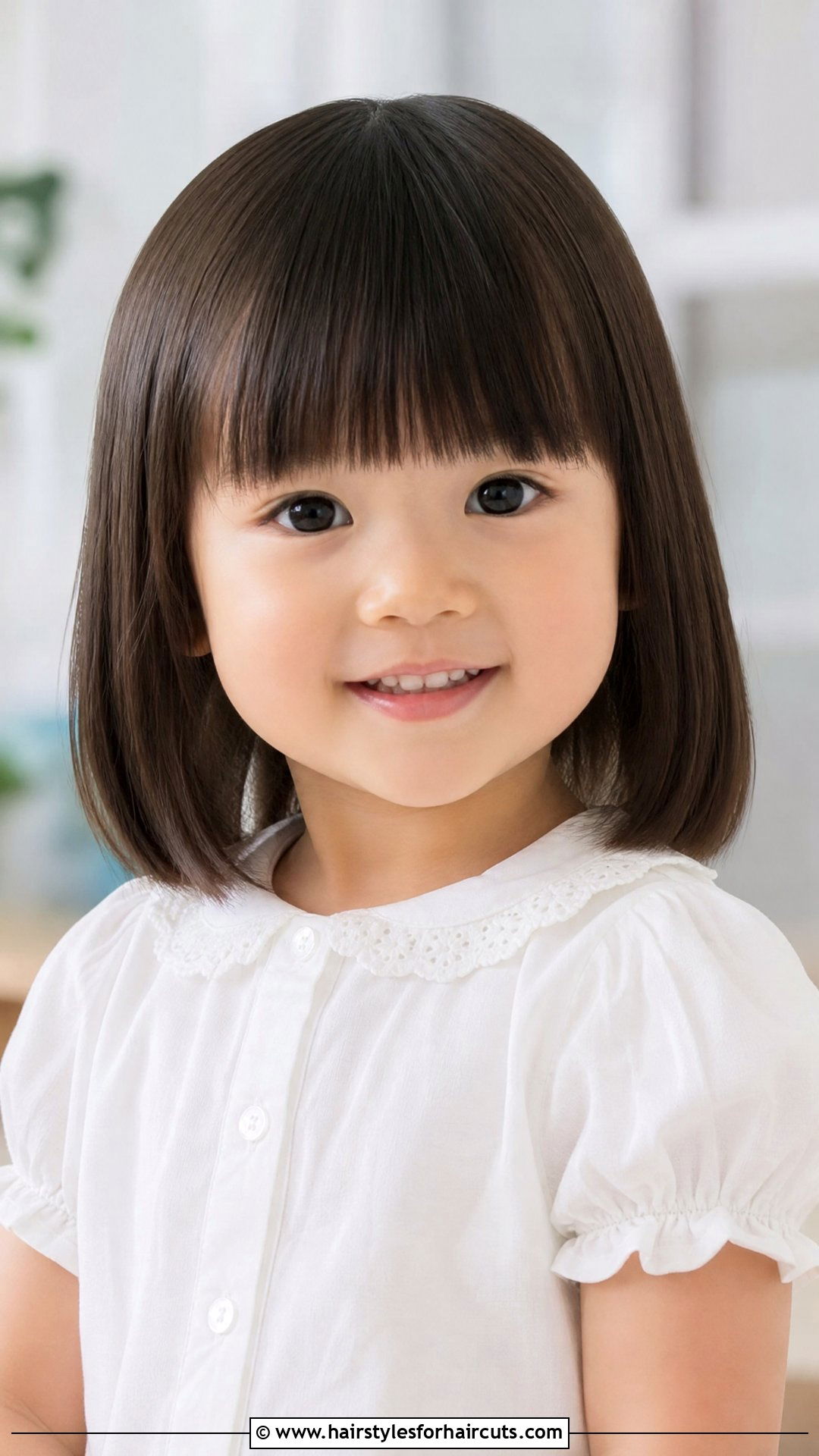 Blunt Cut With Straight Bangs - 25 toddler hairstyles thin hair - 25 toddler hairstyles thin hair