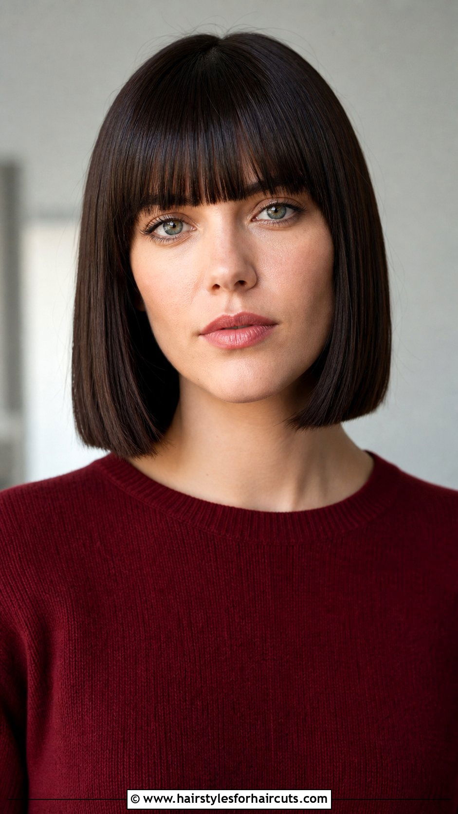 Blunt Cut with Bangs - 25 haircuts flemington nj - 25 haircuts flemington nj