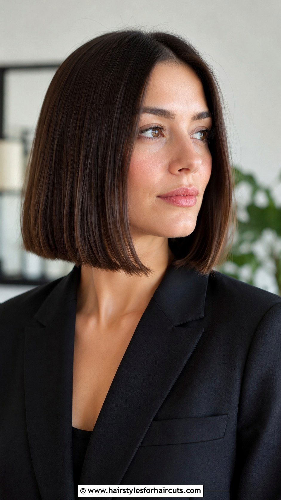 Blunt Lob Haircut - 25 haircuts for thick hair women - 25 haircuts for thick hair women