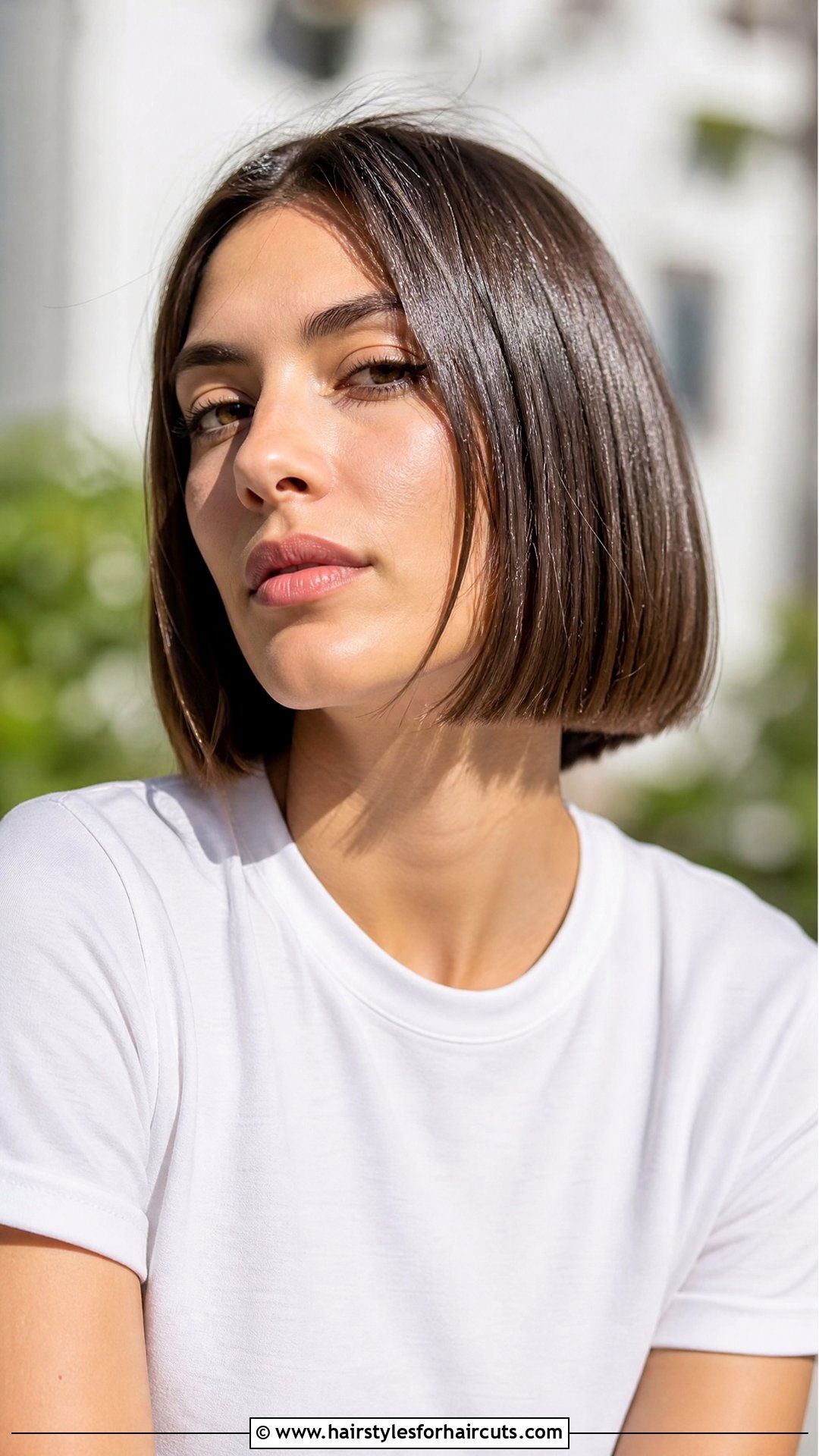 Blunt Lob Haircut - 25 shoulder length haircuts for straight fine hair - 25 shoulder length haircuts for straight fine hair