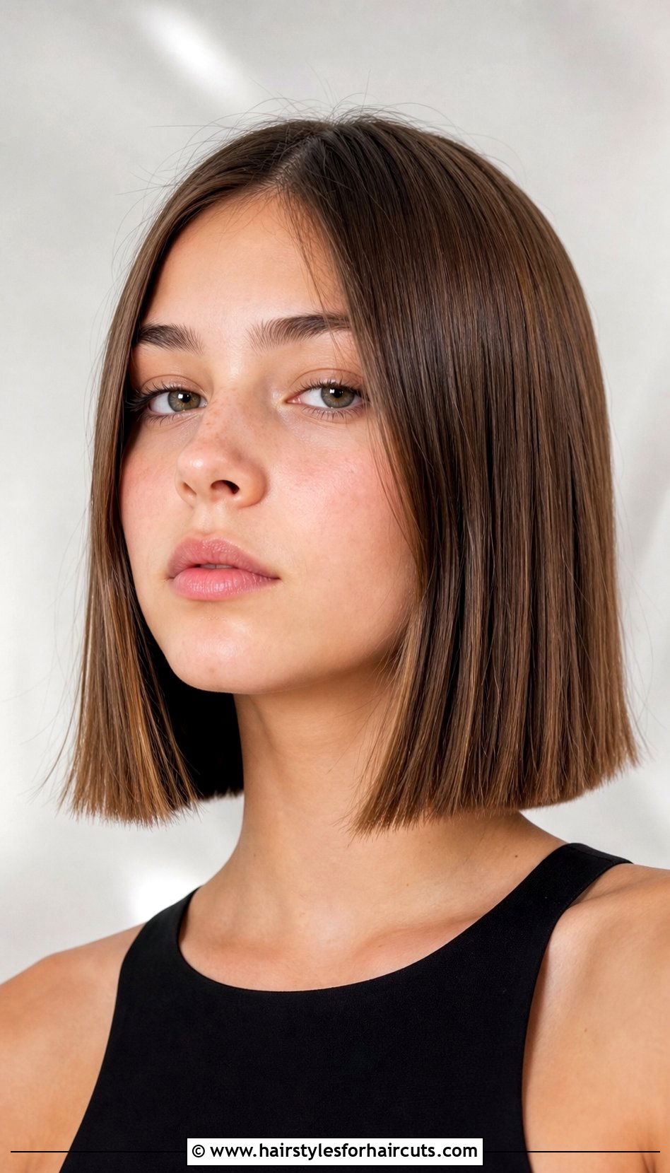 Blunt Lob Haircut - 25 cool teen haircuts - 25 cool teen haircuts