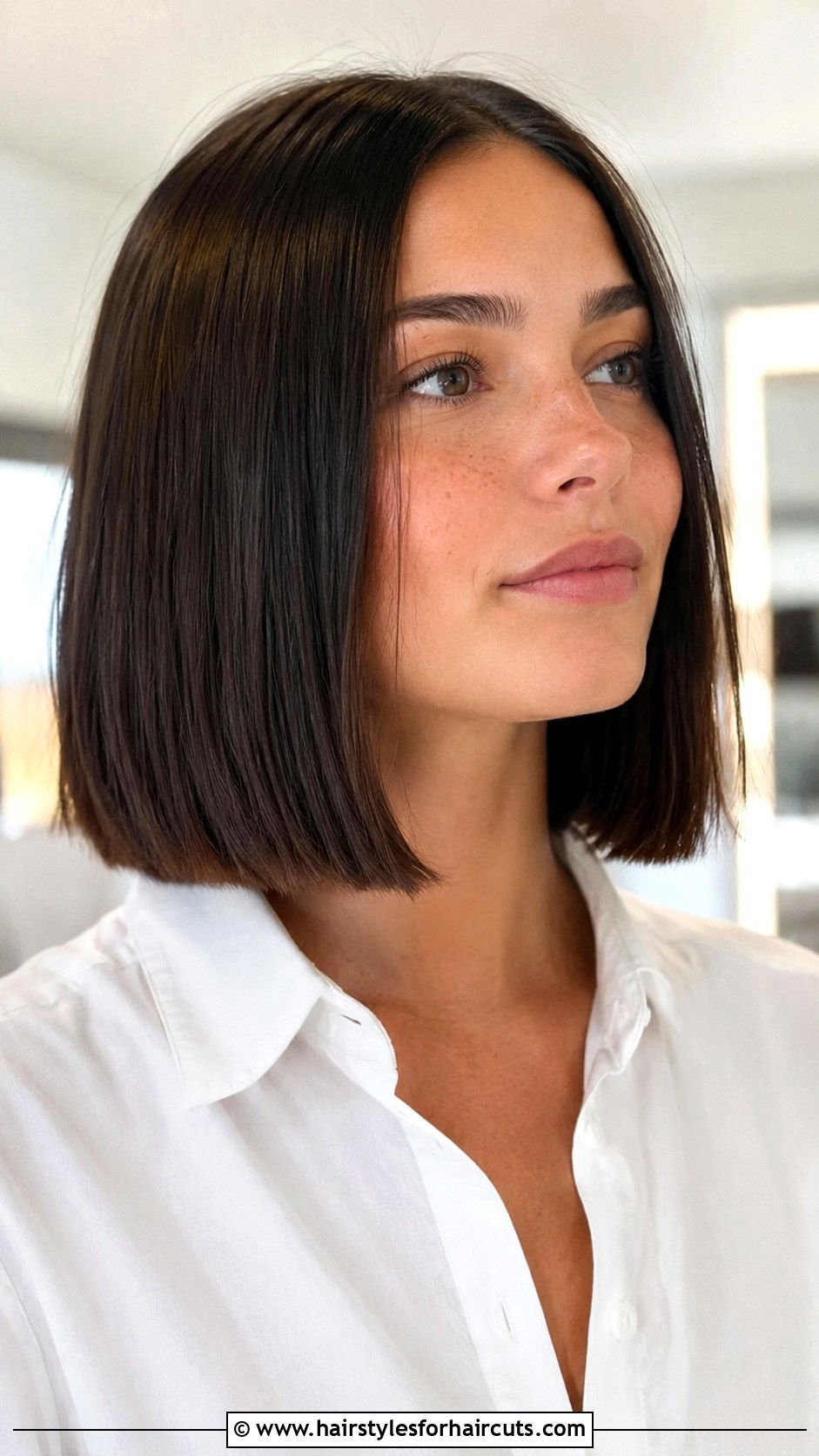 Blunt Lob Haircut - 25 haircuts schaumburg - 25 haircuts schaumburg
