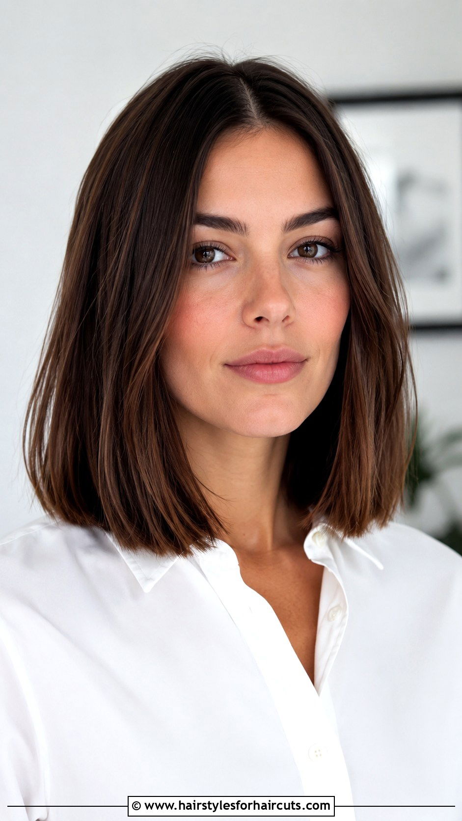 Blunt Lob Haircut For Oval Face - 25 haircuts olaces - 25 haircuts olaces