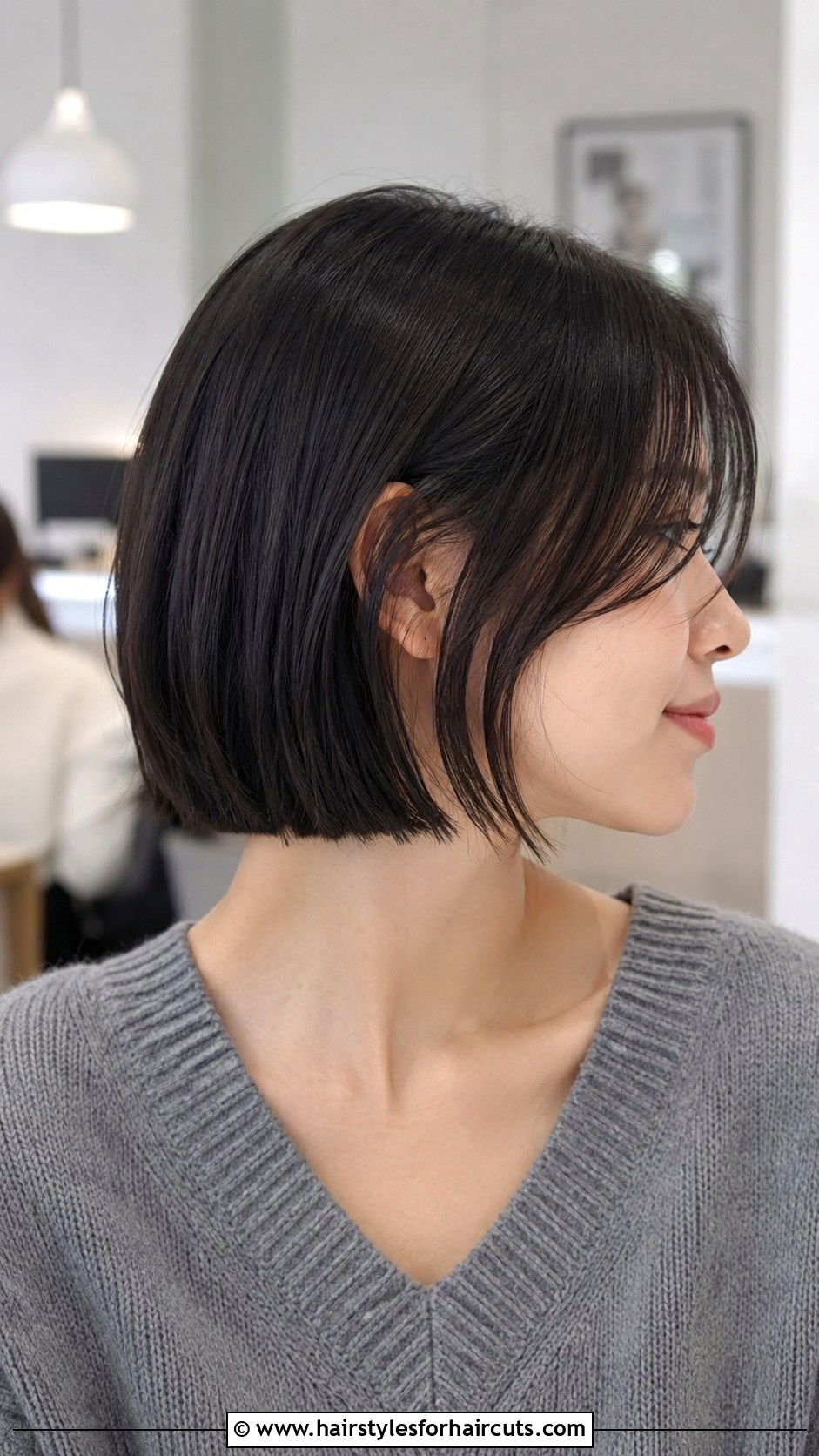 Blunt Neck Length Haircut - 25 blunt haircuts for thin hair - 25 blunt haircuts for thin hair