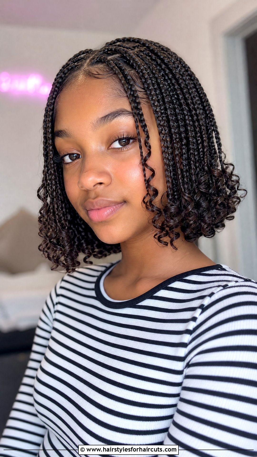 Bob Box Braids - 25 hairstyles for black teens - 25 hairstyles for black teens