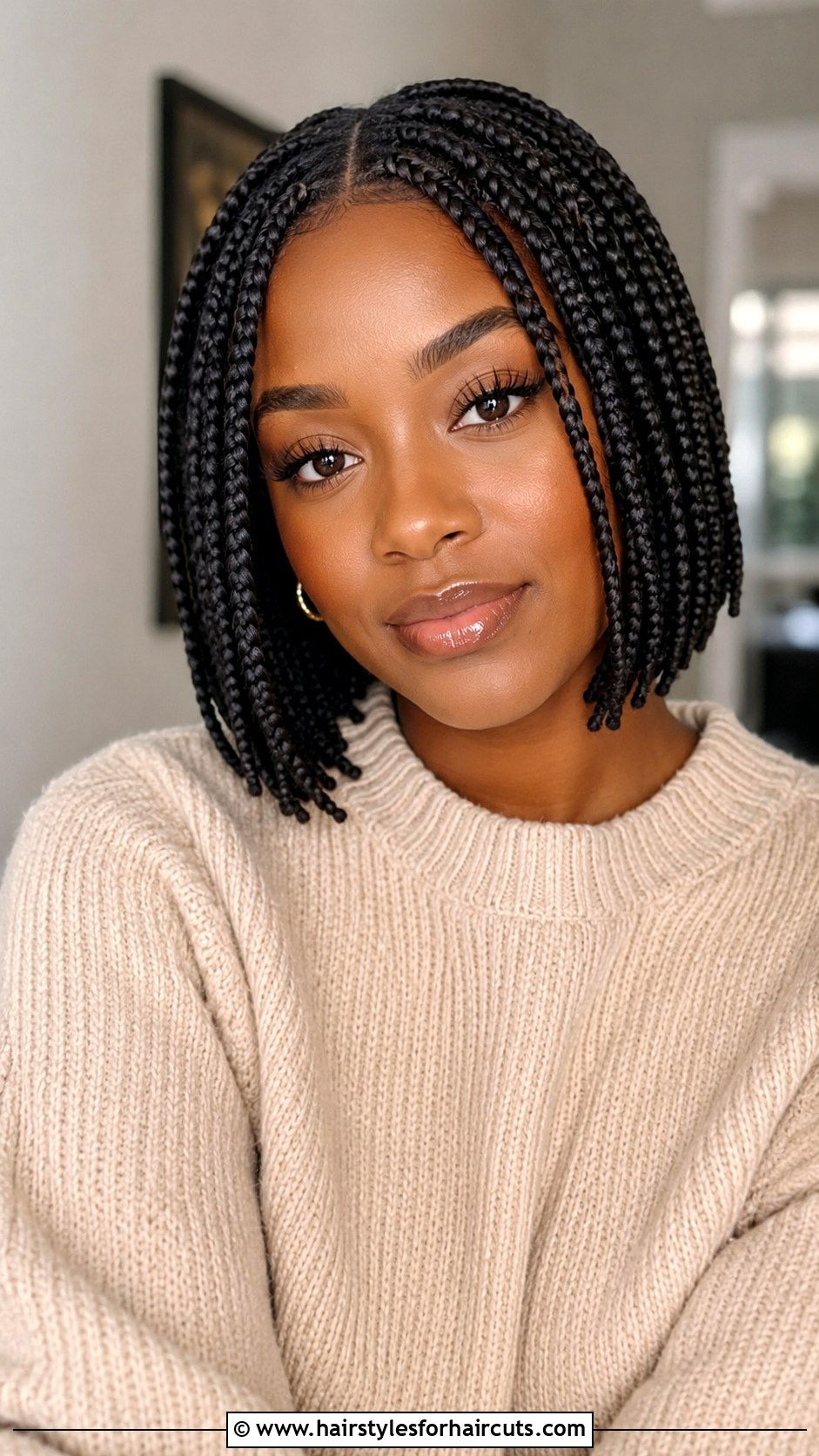 Bob Box Braids - 25 extensions hairstyles for black hair - 25 extensions hairstyles for black hair