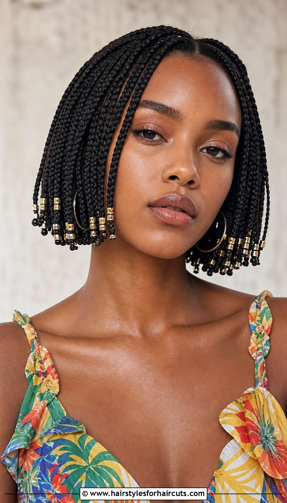 Bob Braids With Beads - 25 braid hairstyles for short hair african american - 25 braid hairstyles for short hair african american