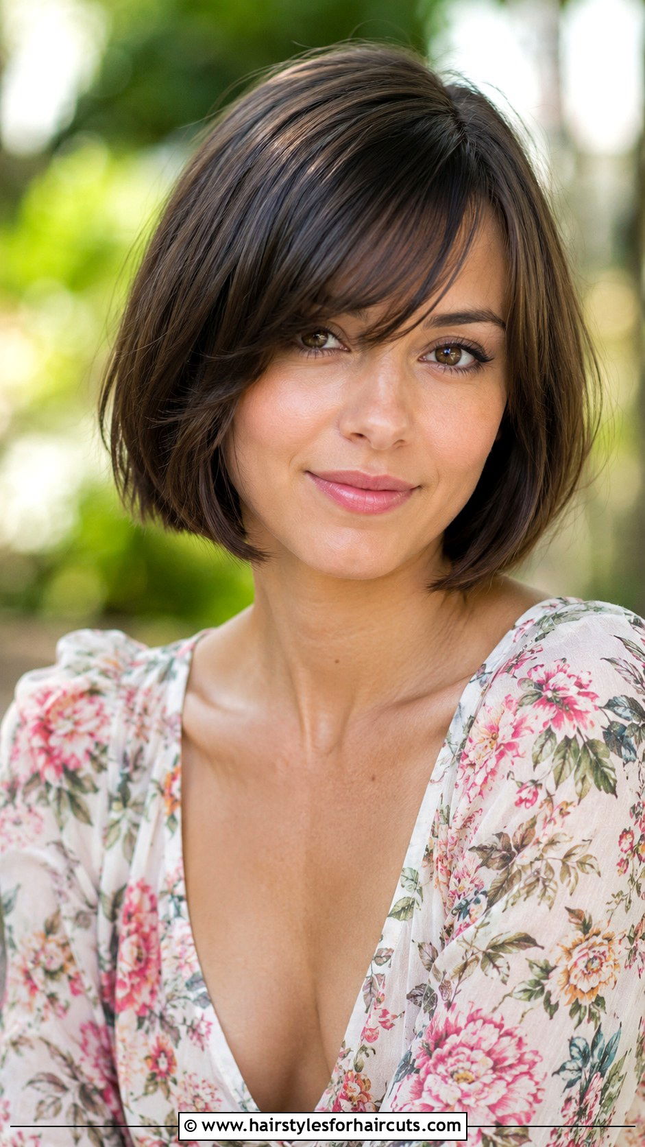 Bob Haircut With Side Bangs - 25 hairstyles for women in 50s - 25 hairstyles for women in 50s