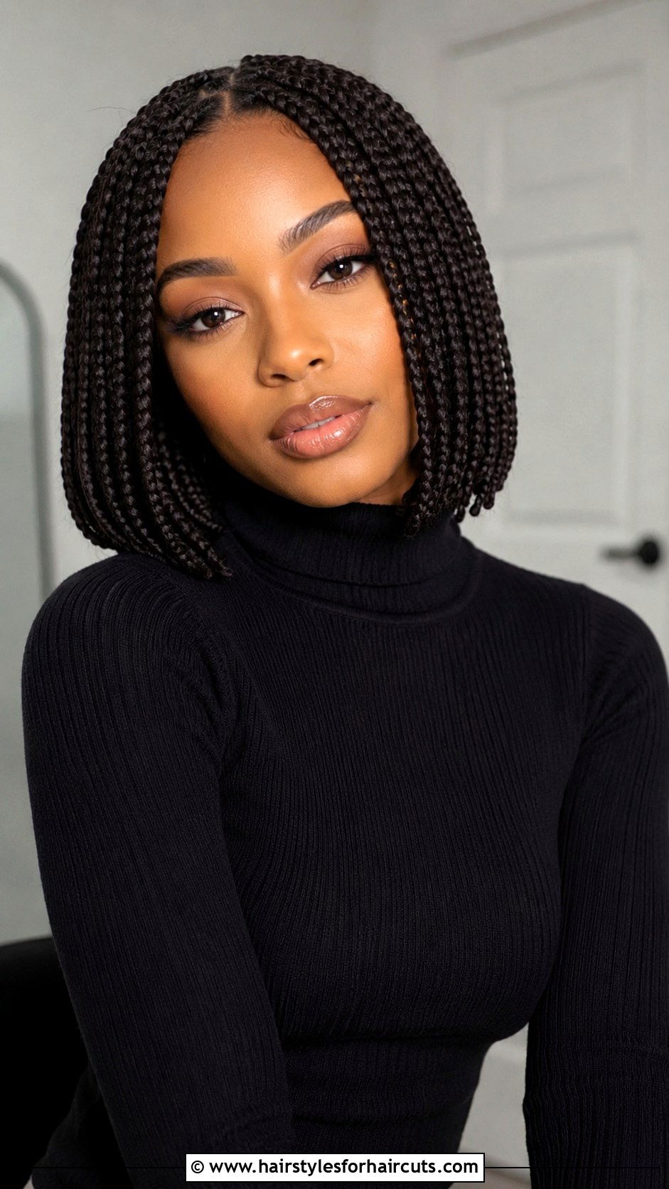 Bob Length Box Braids - 25 african hairstyles girl - 25 african hairstyles girl