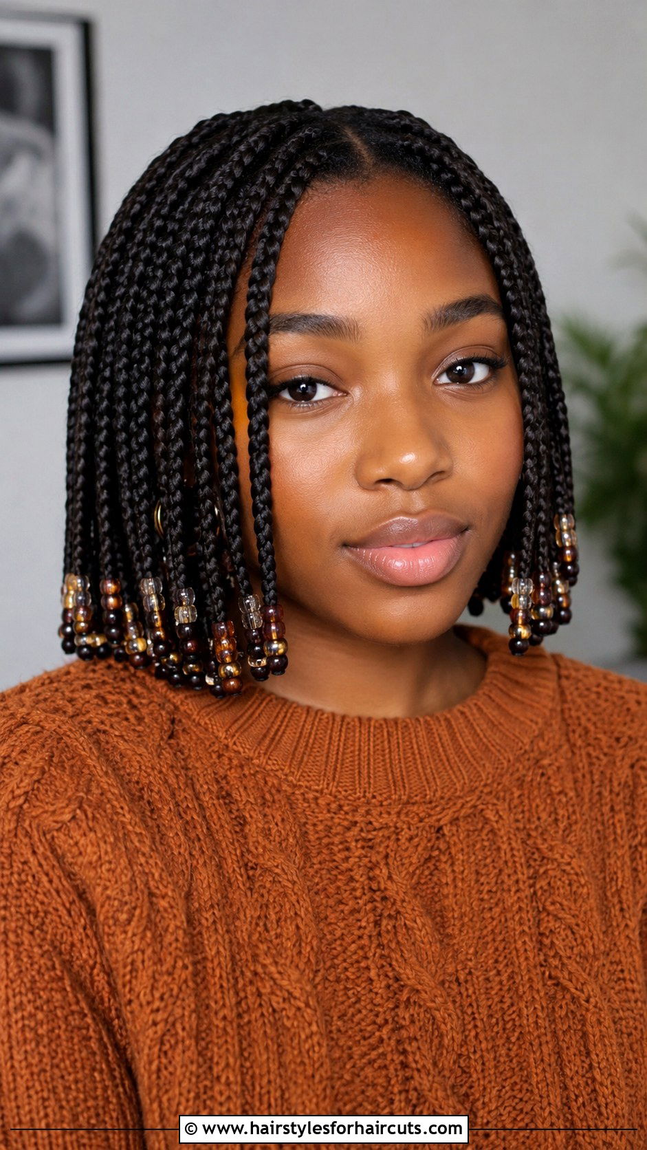 Bob Length Box Braids - 25 cute black girl hairstyles - 25 cute black girl hairstyles
