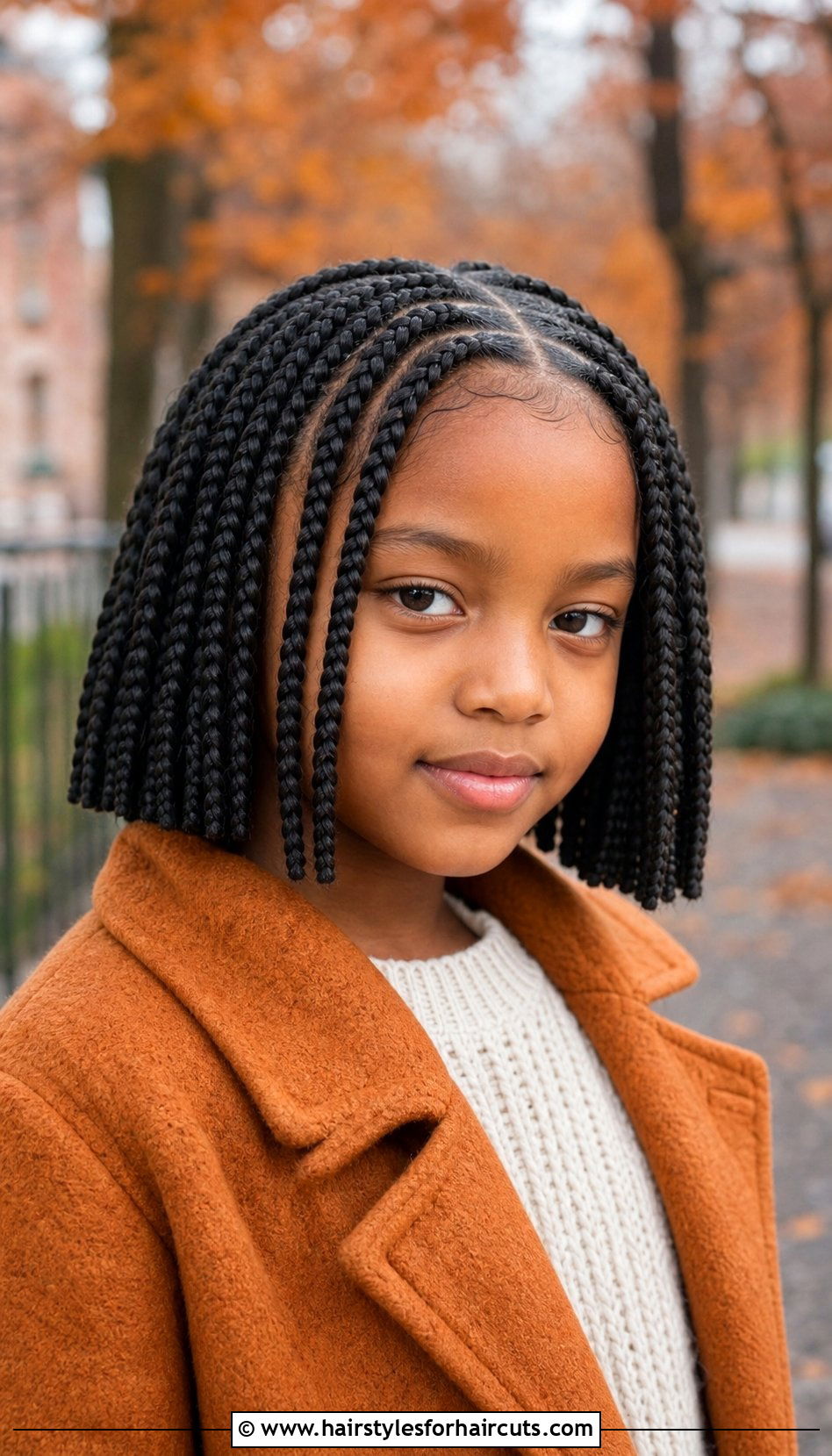 Bob Length Box Braids - 25 natural hairstyles cute braids for kids - 25 natural hairstyles cute braids for kids