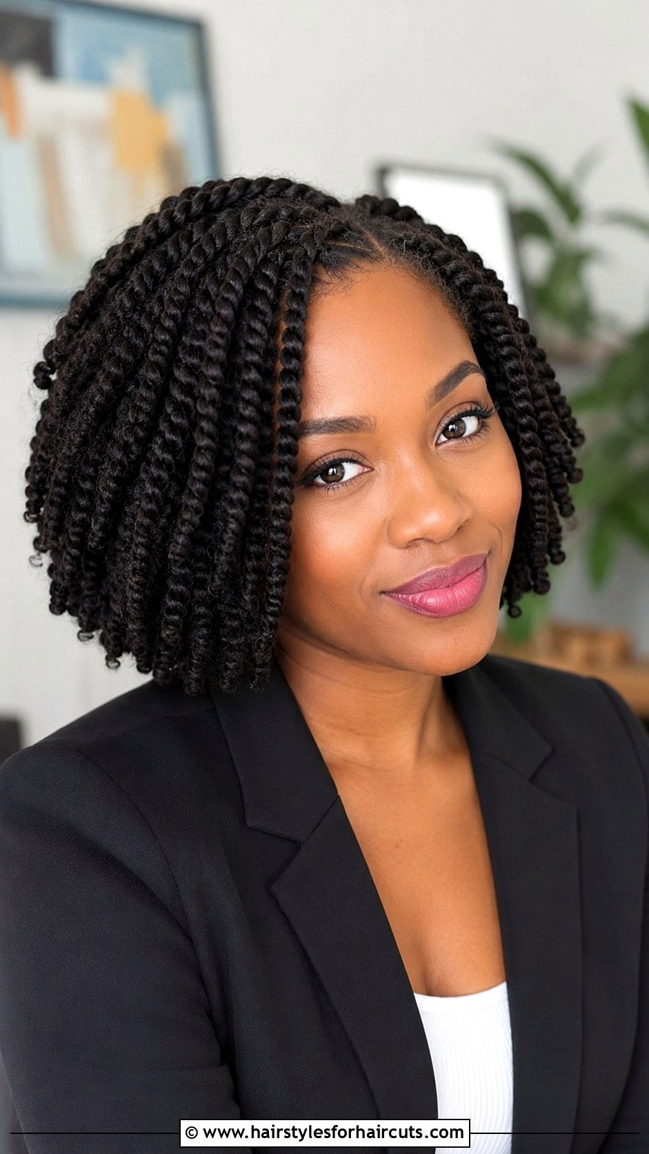 Bob Length Deep Twist Crochet - 25 deep twist crochet hairstyles - 25 deep twist crochet hairstyles