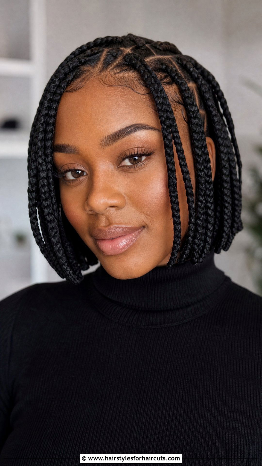 Bob Length French Braids - 25 two french braid hairstyles for black hair - 25 two french braid hairstyles for black hair