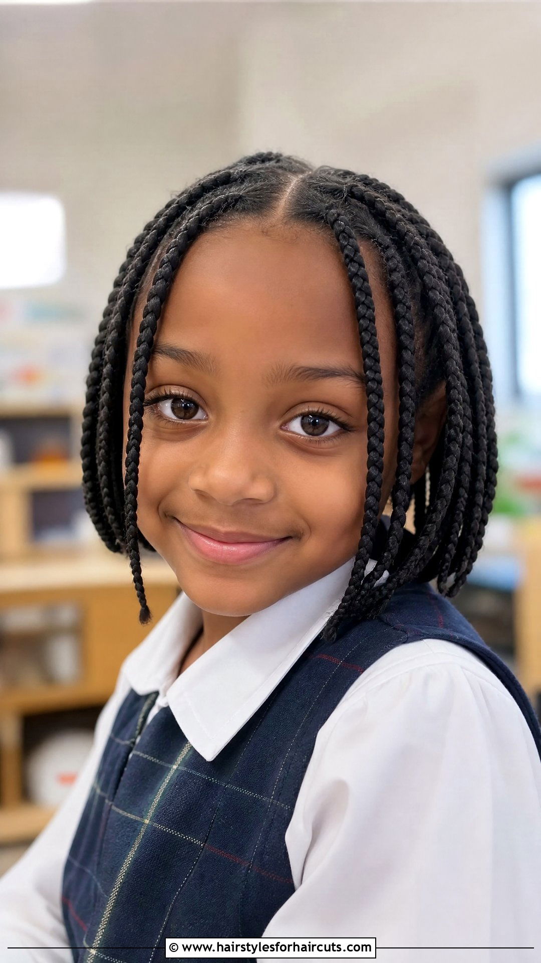 Bob Length Knotless Braids - 25 little black girl braided hairstyles short hair - 25 little black girl braided hairstyles short hair