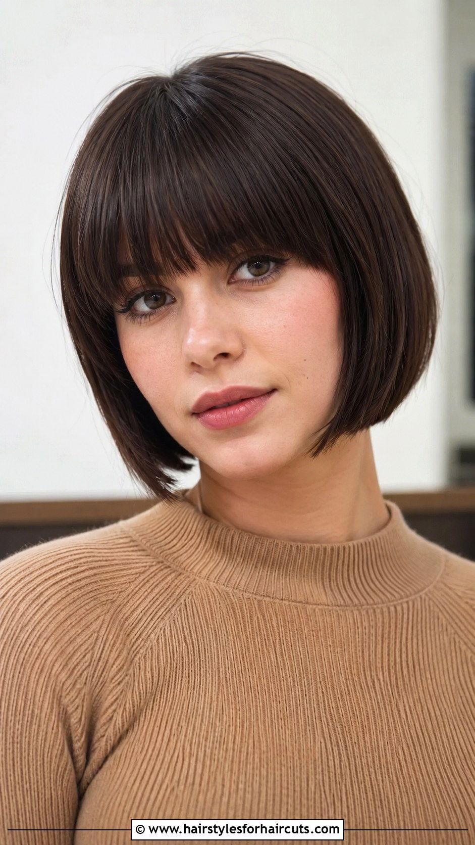 Bob With Bangs - 25 medium haircuts for woman - 25 medium haircuts for woman