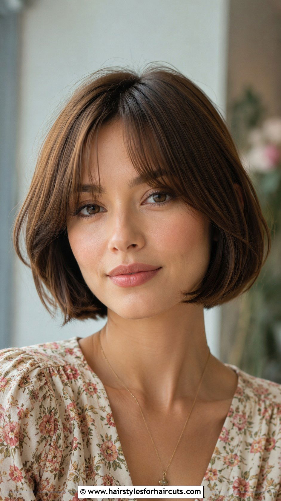 Bob With Curtain Bangs - 25 fine hair bob hairstyles for over 50 - 25 fine hair bob hairstyles for over 50