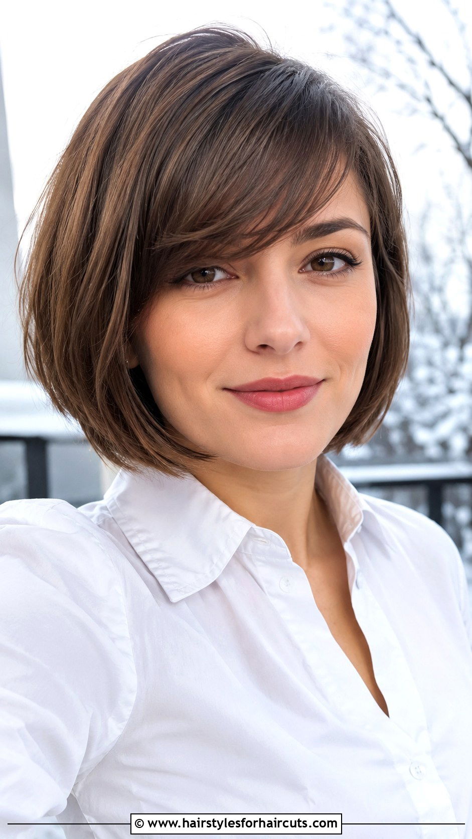 Bob With Side Swept Bangs - 25 fatima hairstyles - 25 fatima hairstyles