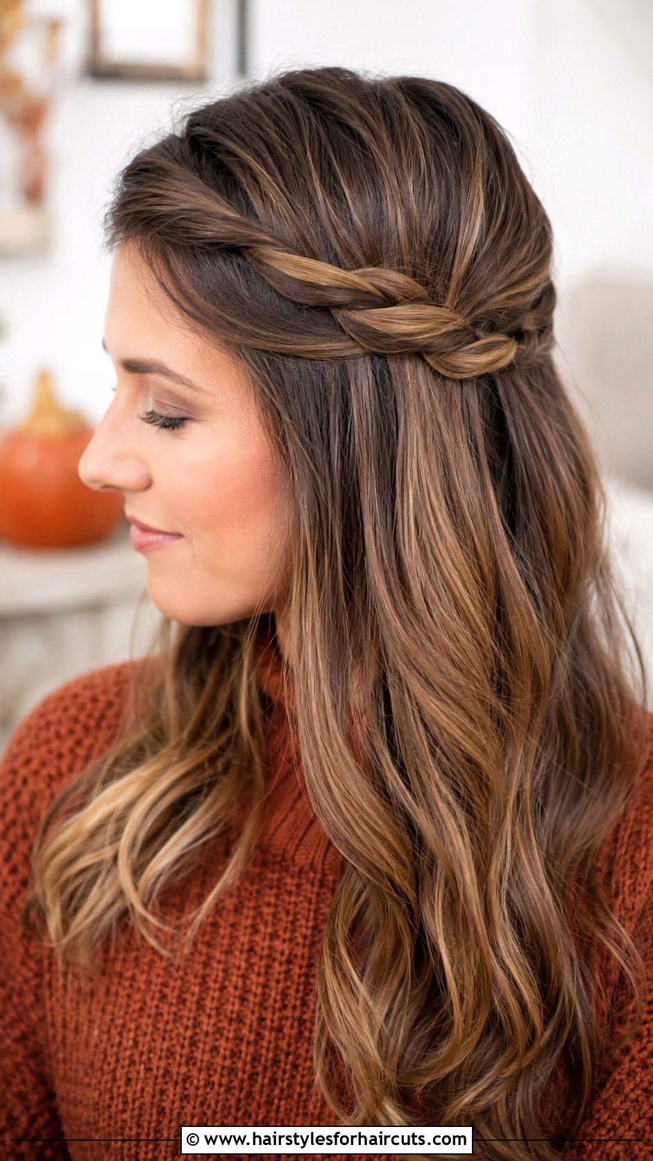 Bobby Pin Half Up Half Down - 25 bobby pin hairstyles for long hair - 25 bobby pin hairstyles for long hair