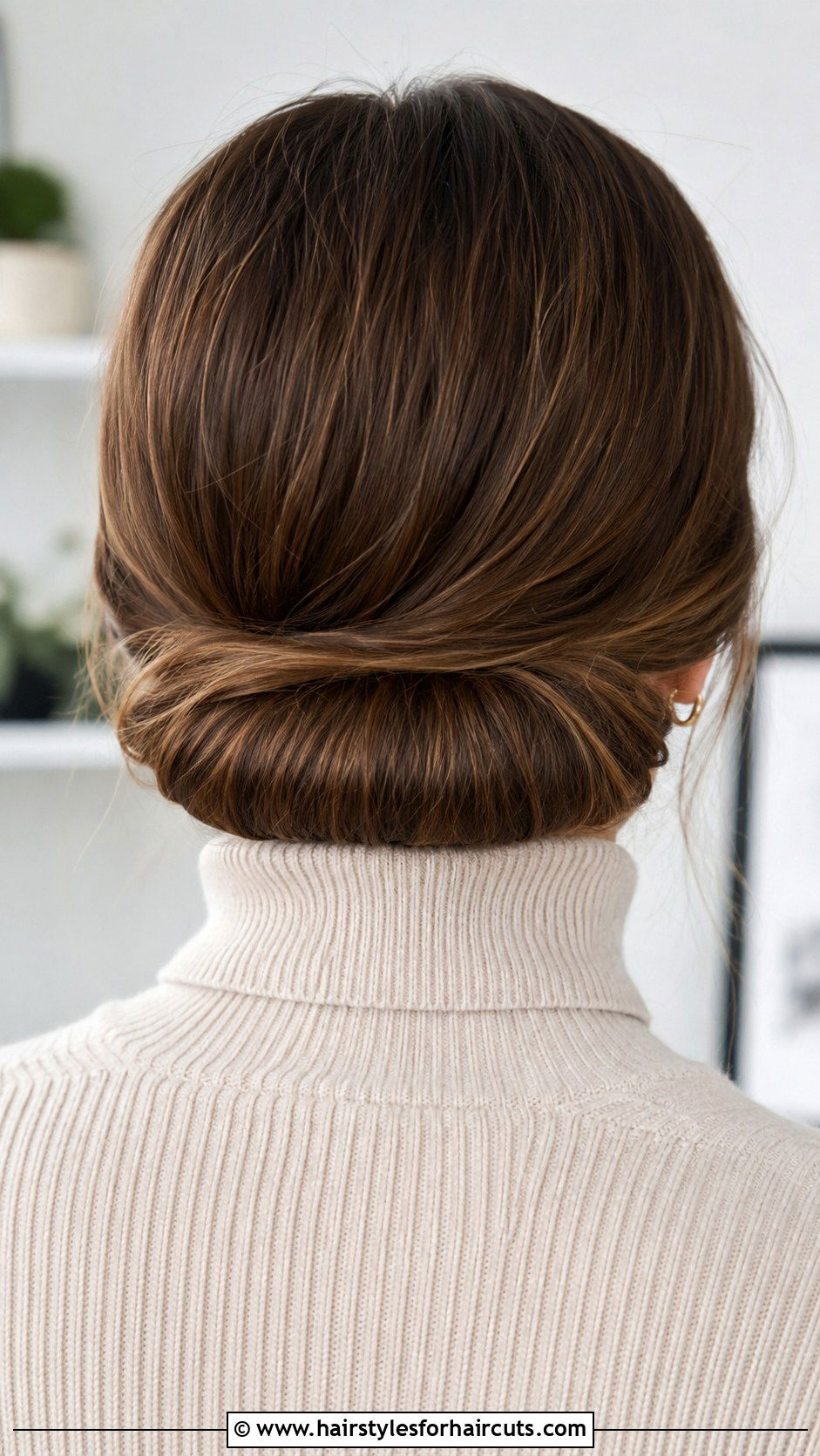 Bobby Pin Low Rolled Tuck - 25 bobby pin hairstyles for long hair - 25 bobby pin hairstyles for long hair