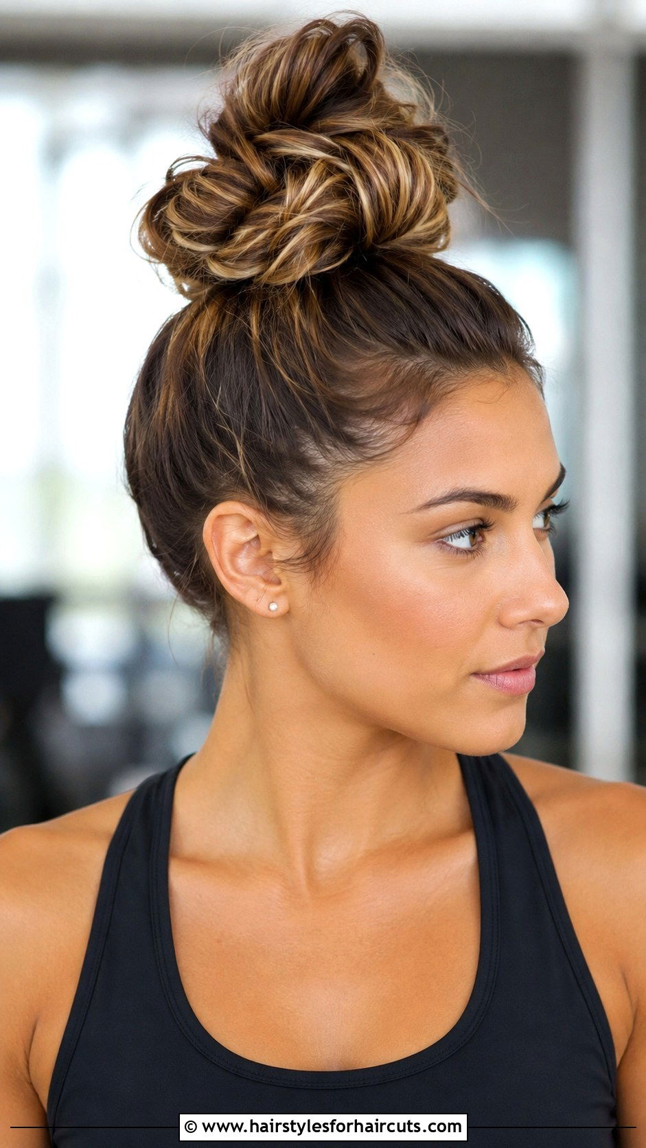 Bobby Pin Top Knot - 25 bobby pin hairstyles for long hair - 25 bobby pin hairstyles for long hair