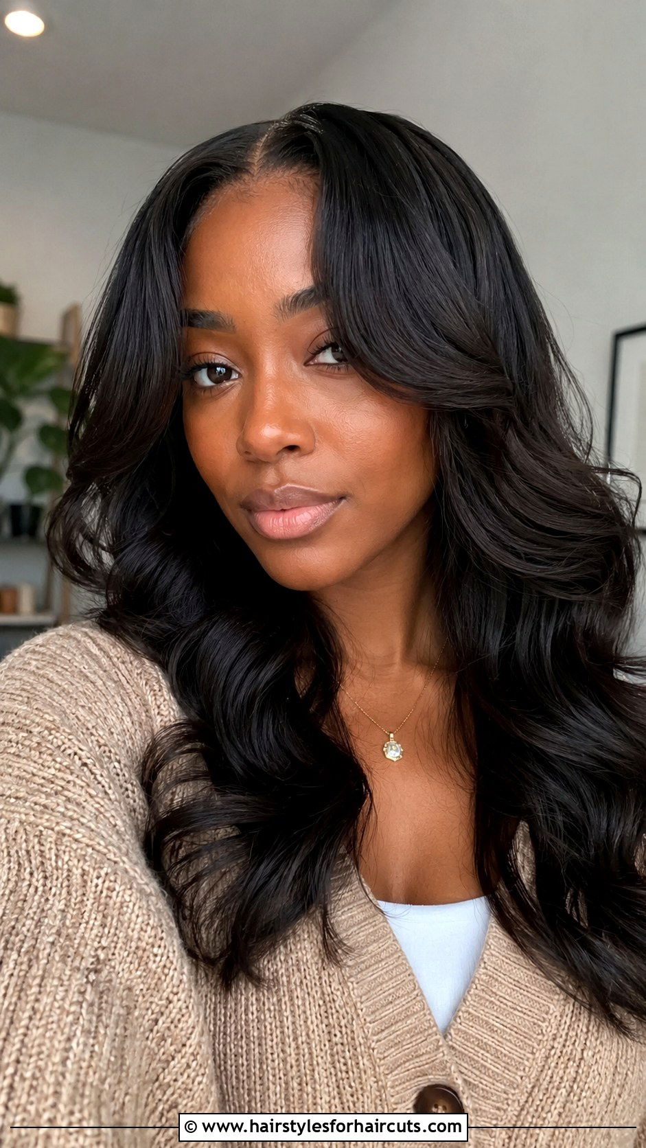 Body Wave With Curtain Bangs - 25 body wave hairstyles for black hair - 25 body wave hairstyles for black hair