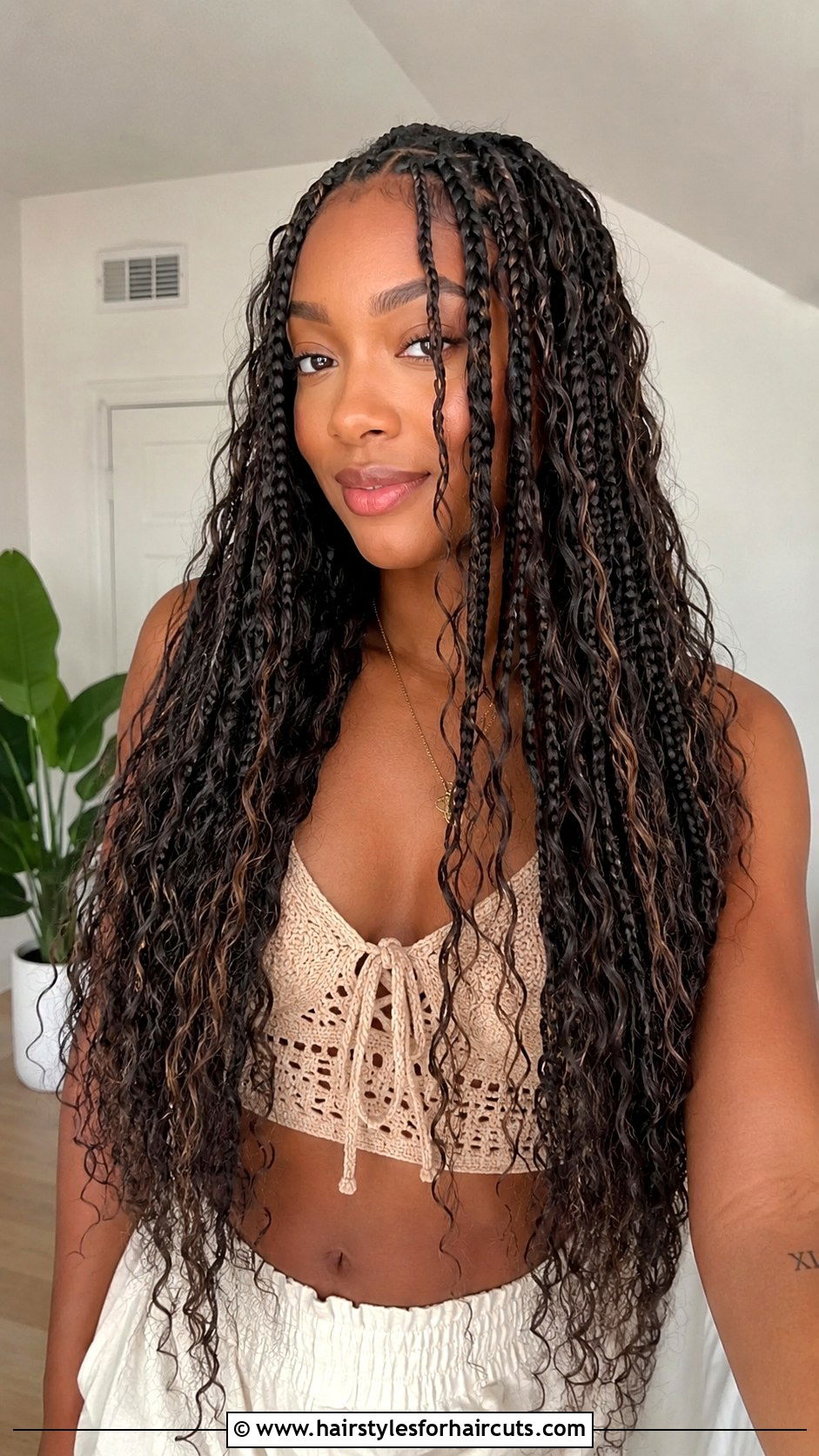 Bohemian Box Braids - 25 african braids hairstyles - 25 african braids hairstyles