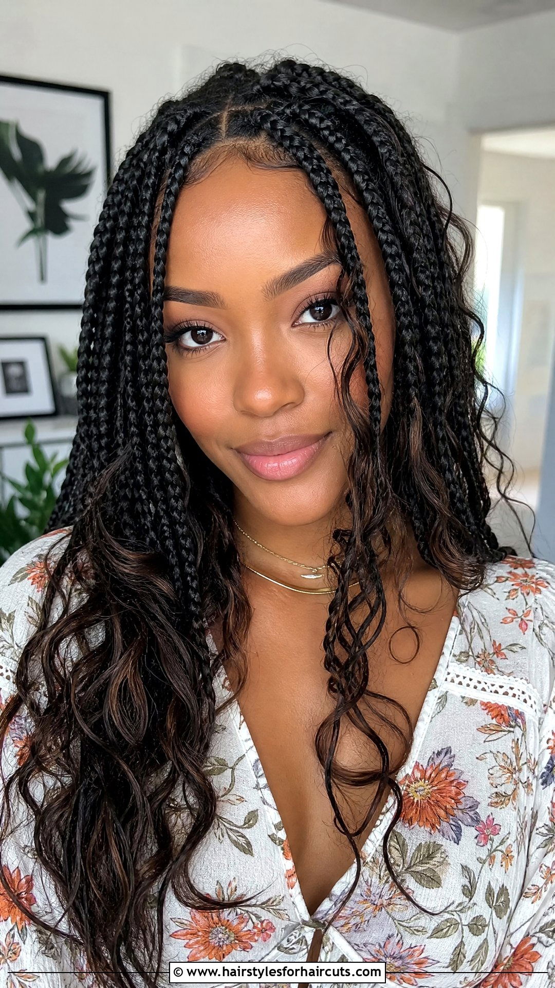 Bohemian Box Braids - 25 braided hairstyles with weave - 25 braided hairstyles with weave