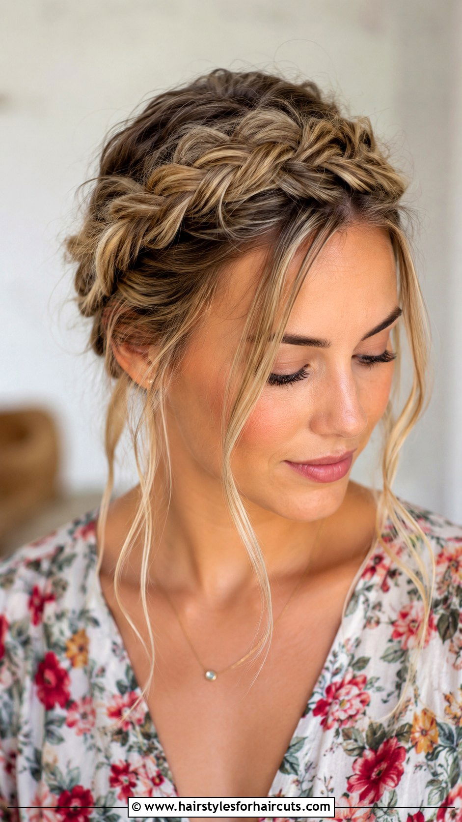 Bohemian Braided Crown Short Hair - 25 messy bohemian hairstyles for short hair - 25 messy bohemian hairstyles for short hair