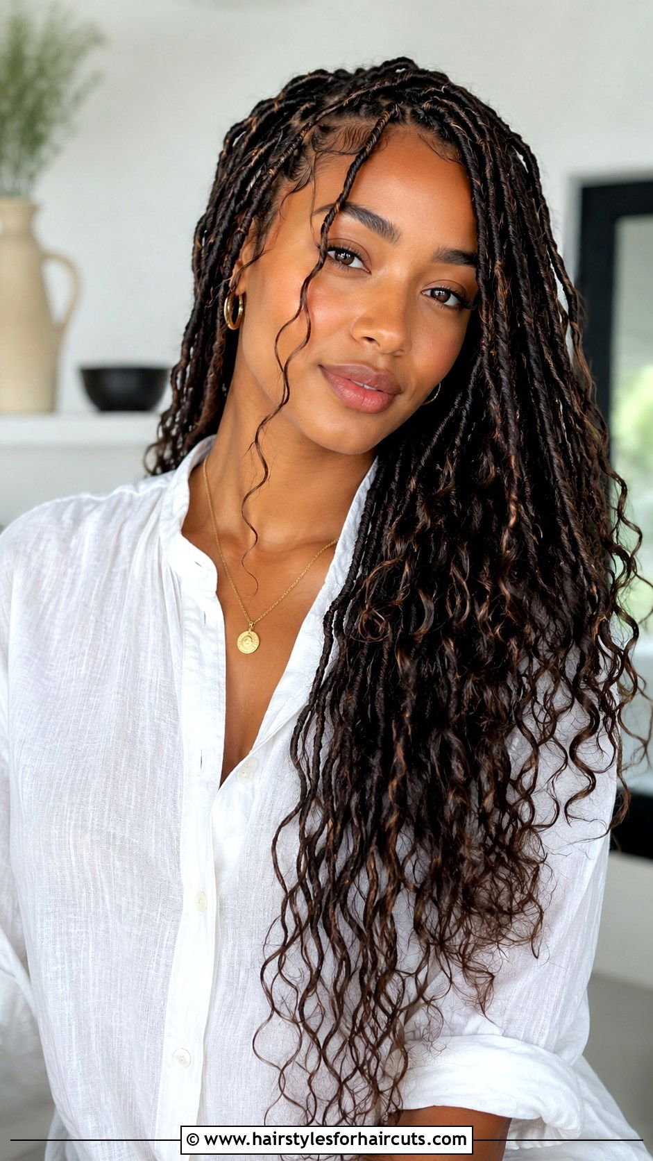 Bohemian Faux Locs - 25 cruise hairstyles for black hair - 25 cruise hairstyles for black hair