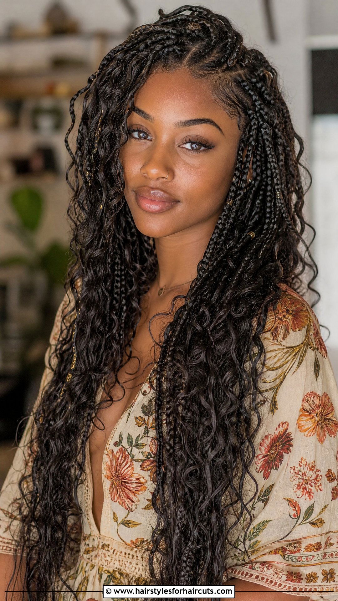 Bohemian Goddess Braids - 25 goddess braid hairstyles for black hair - 25 goddess braid hairstyles for black hair