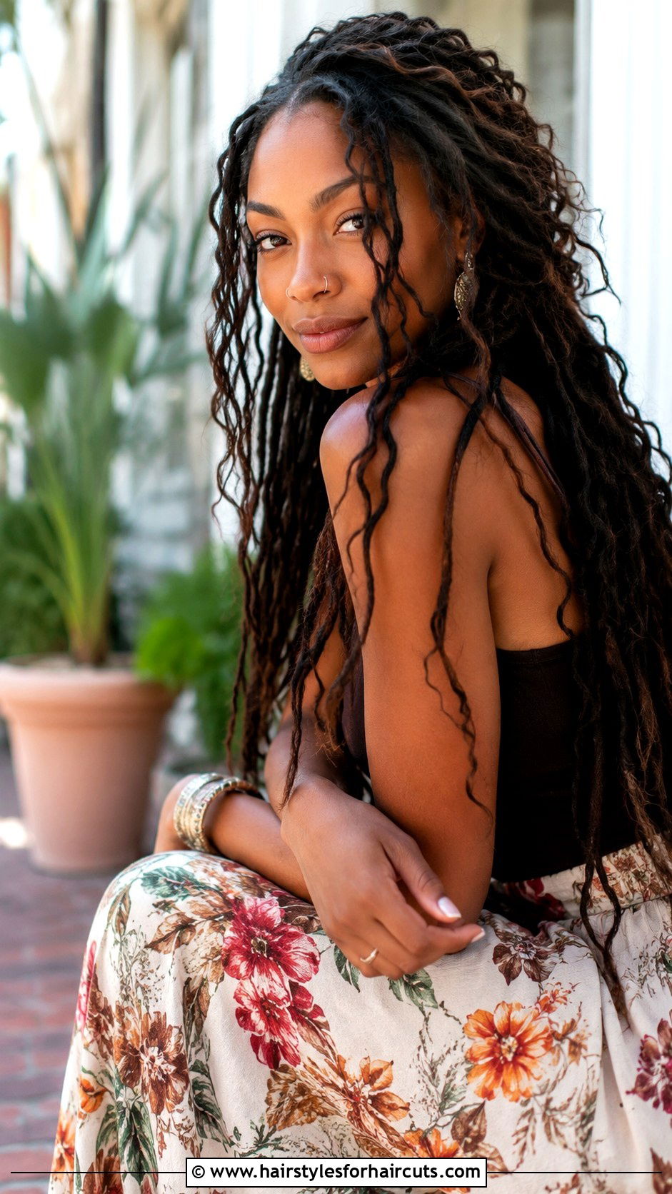 Bohemian Locs - 25 dread locks hairstyles for ladies - 25 dread locks hairstyles for ladies