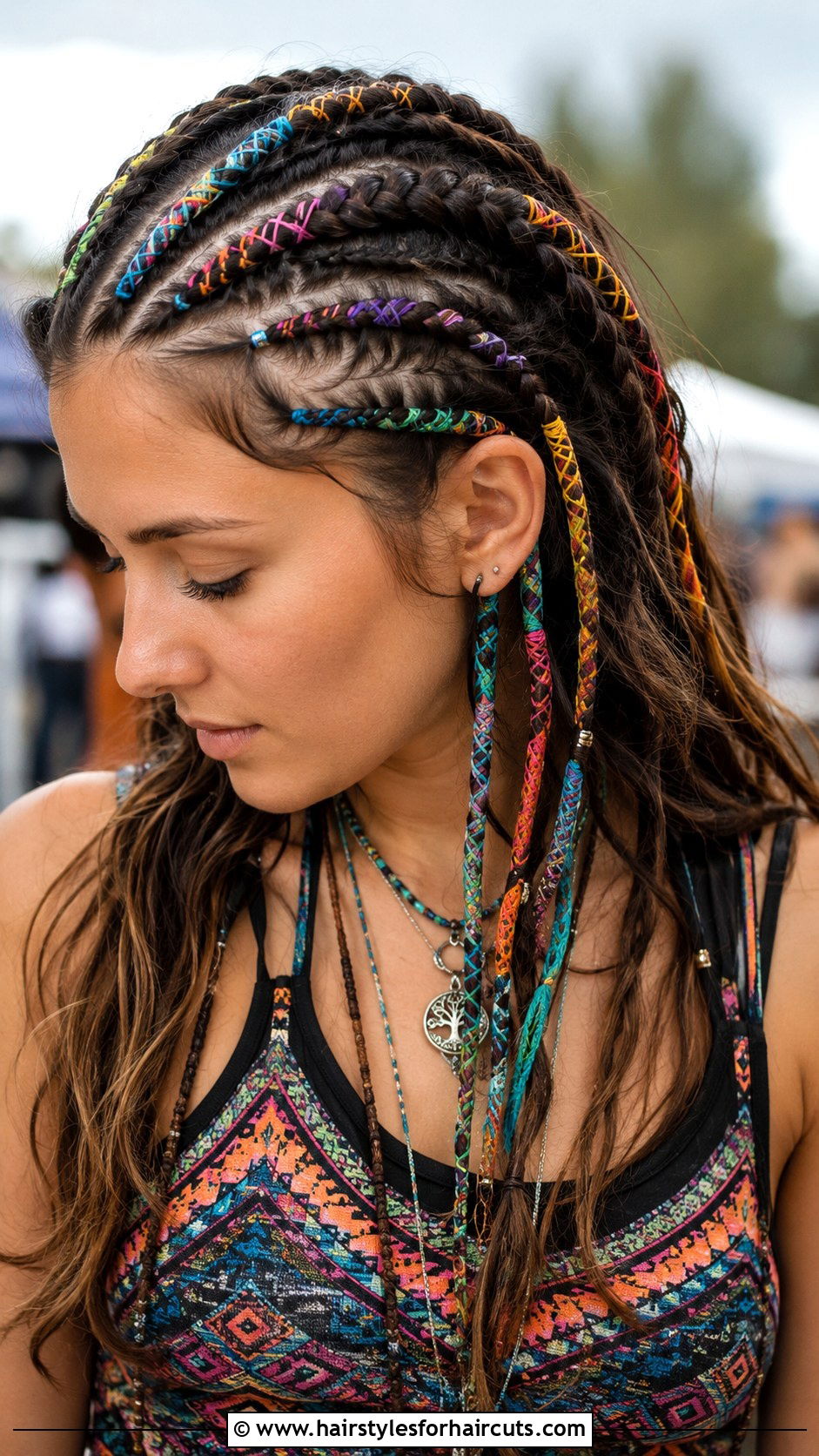Bohemian Scalp Hair Wrap - 25 hair wrap hairstyles - 25 hair wrap hairstyles