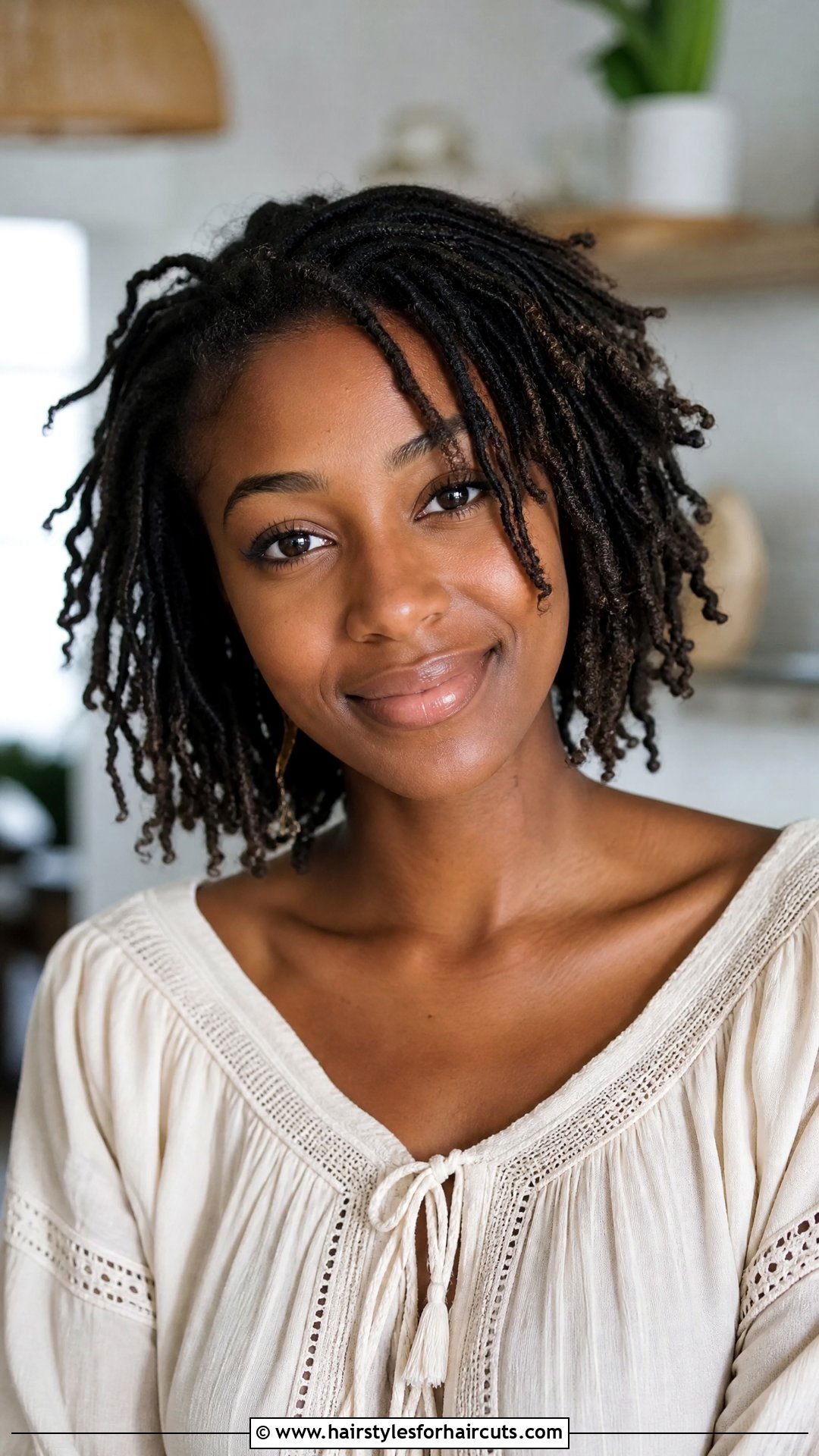 Bohemian Short Locs - 25 hairstyles for short locs - 25 hairstyles for short locs