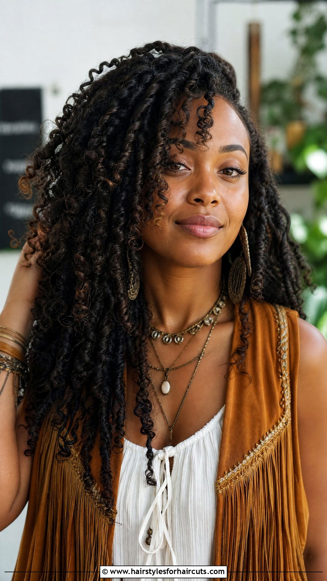 Bohemian Twists Layered Look - 25 twists haircuts - 25 twists haircuts