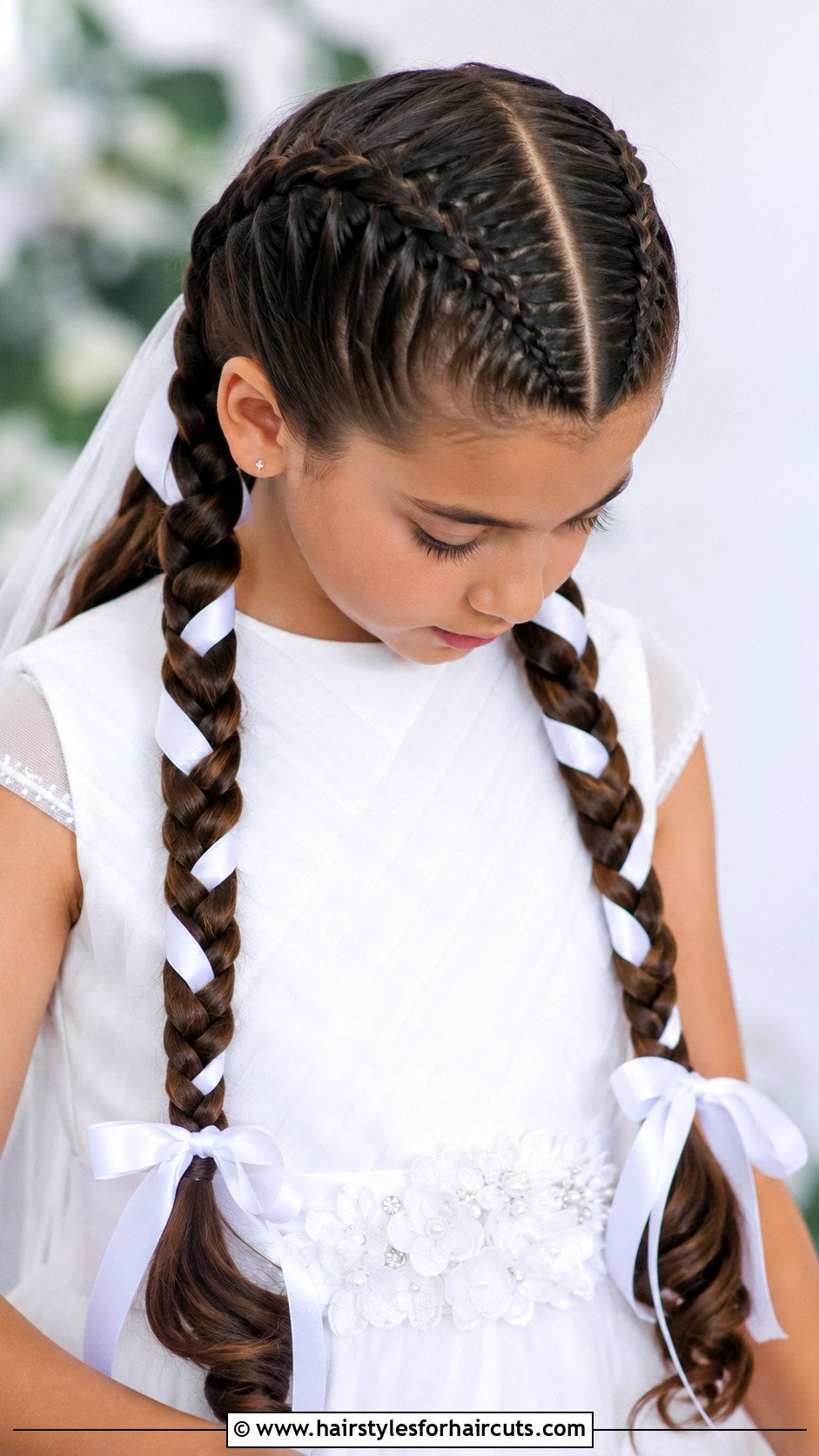 Boho Braid For First Communion - 25 hairstyles for first communion - 25 hairstyles for first communion