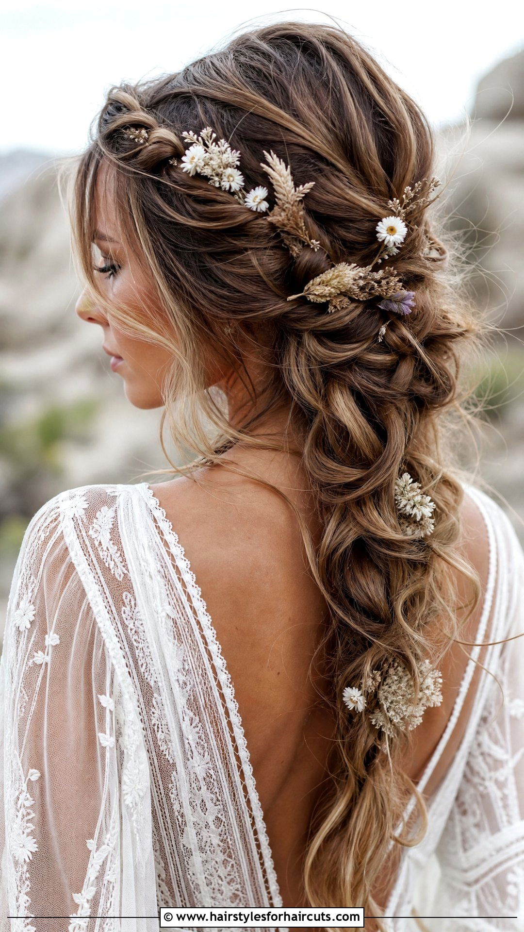Boho Braid Wedding Hair - 25 wedding hairstyles medium length hair - 25 wedding hairstyles medium length hair