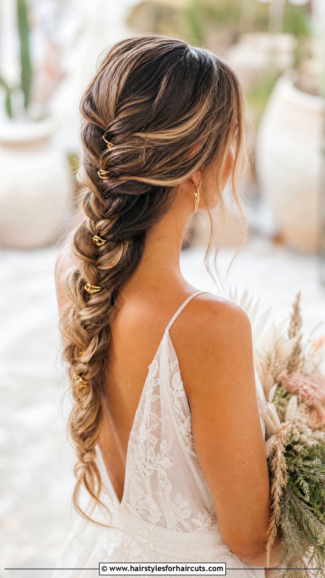 Boho Braid Wedding Hairstyle - 25 wedding hairstyles medium hair - 25 wedding hairstyles medium hair