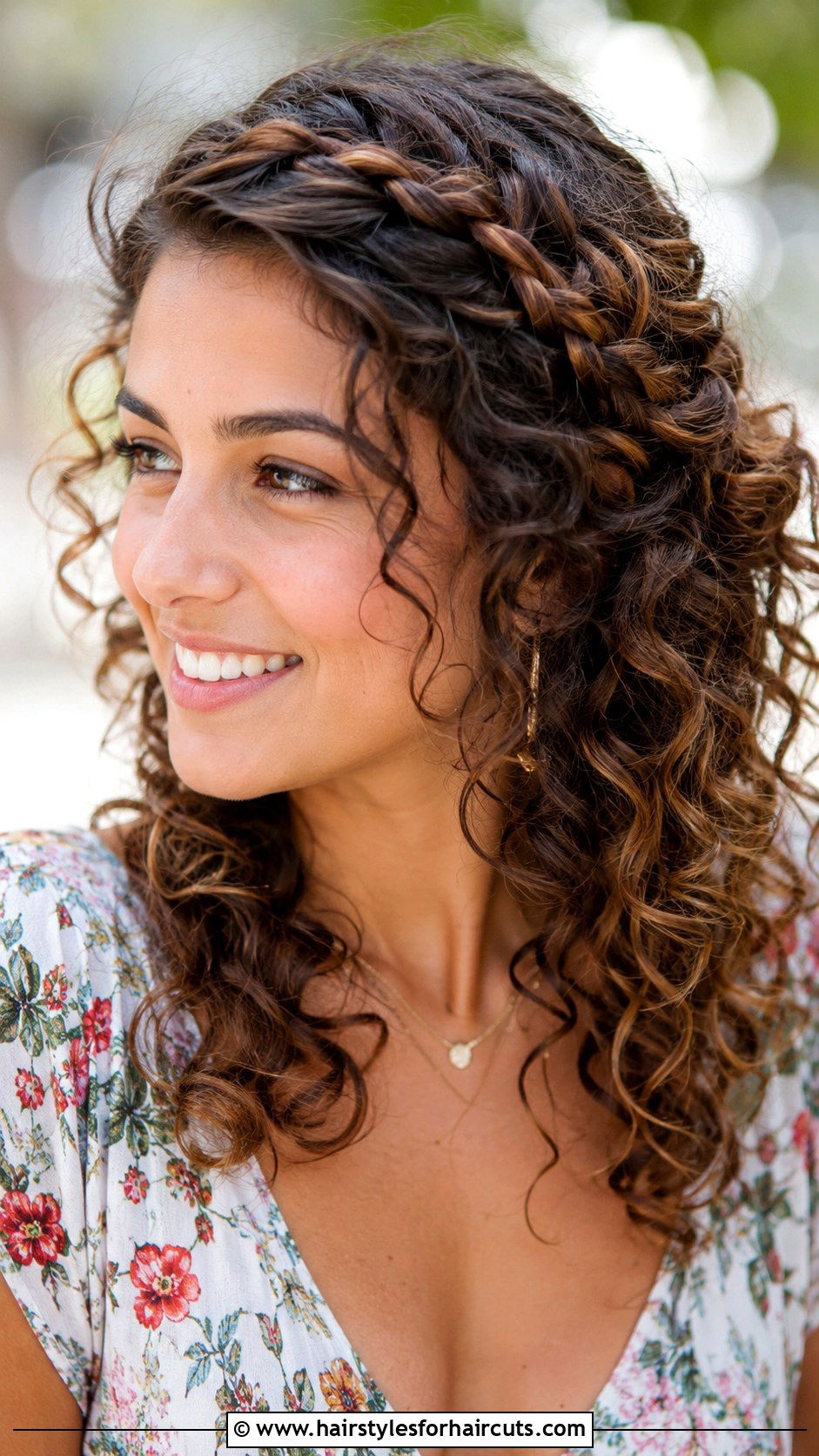 Boho Braided Crown For Curly Hair - 25 festival hairstyles for curly hair - 25 festival hairstyles for curly hair