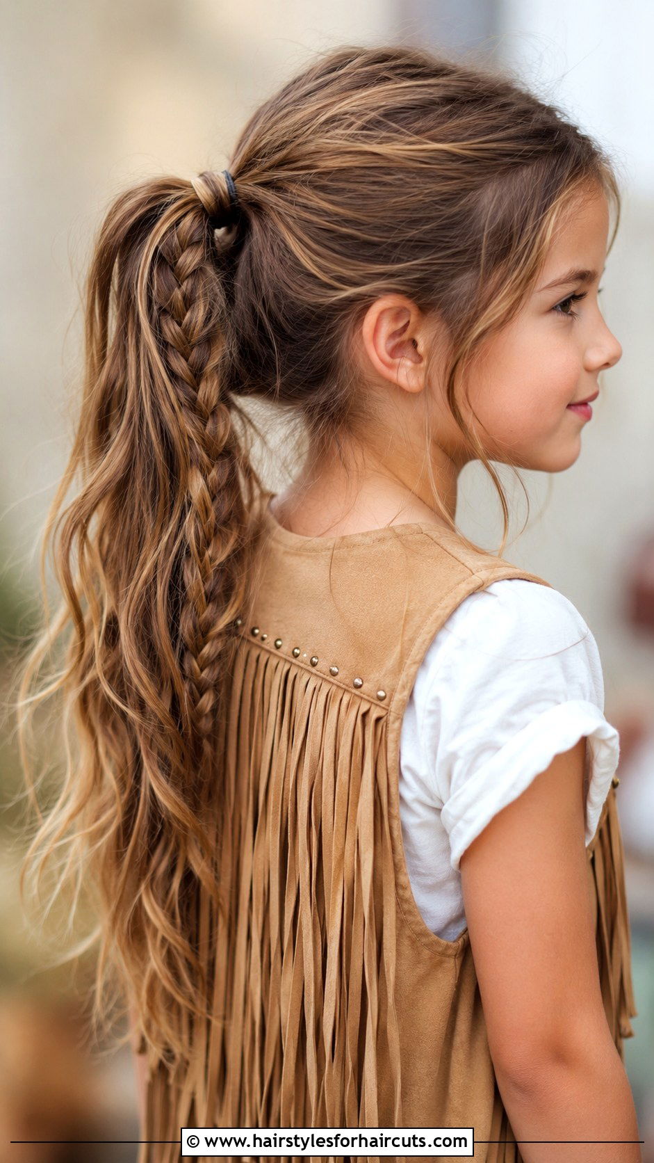 Boho Braided Ponytail - 25 girl simple hairstyles - 25 girl simple hairstyles