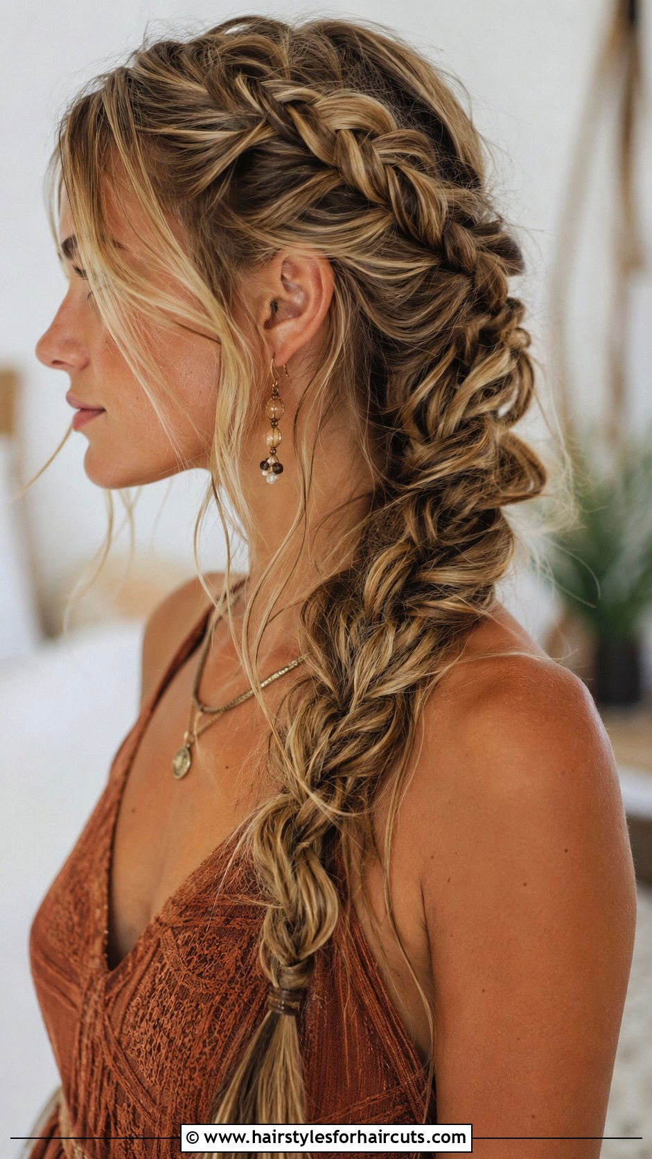 Boho Braided Ponytail - 25 best wedding hairstyles - 25 best wedding hairstyles