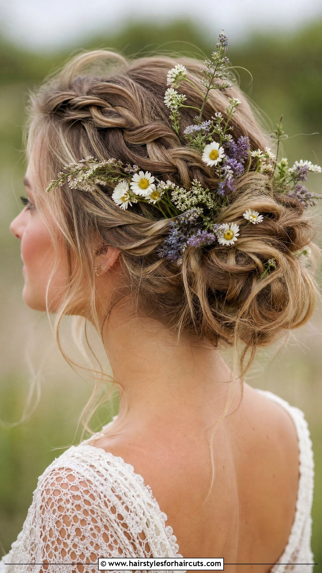 Boho Braided Updo - 25 formal wedding hairstyles for long hair - 25 formal wedding hairstyles for long hair