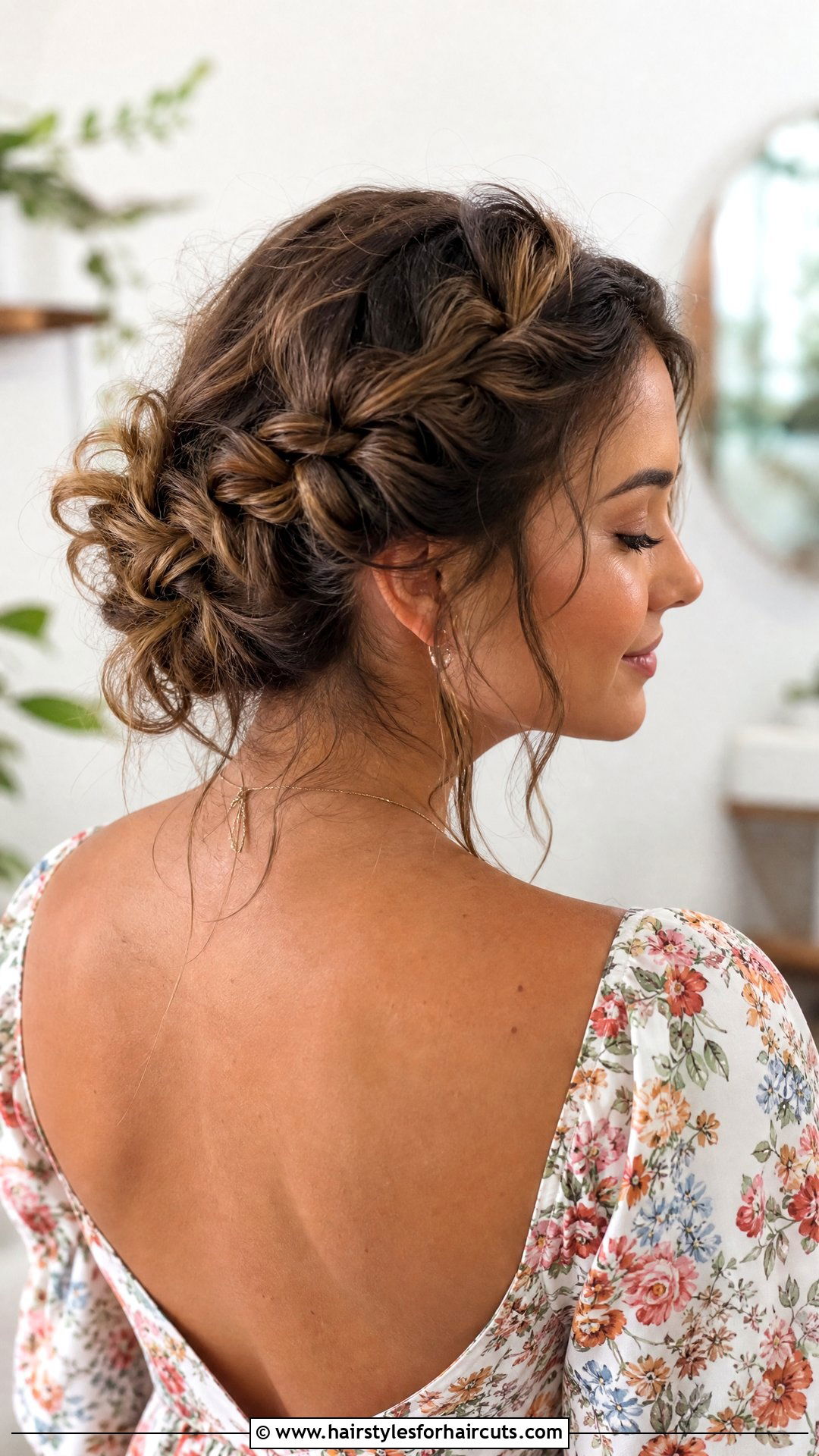 Boho Braided Updo Hairstyle - 25 tangled haircuts - 25 tangled haircuts