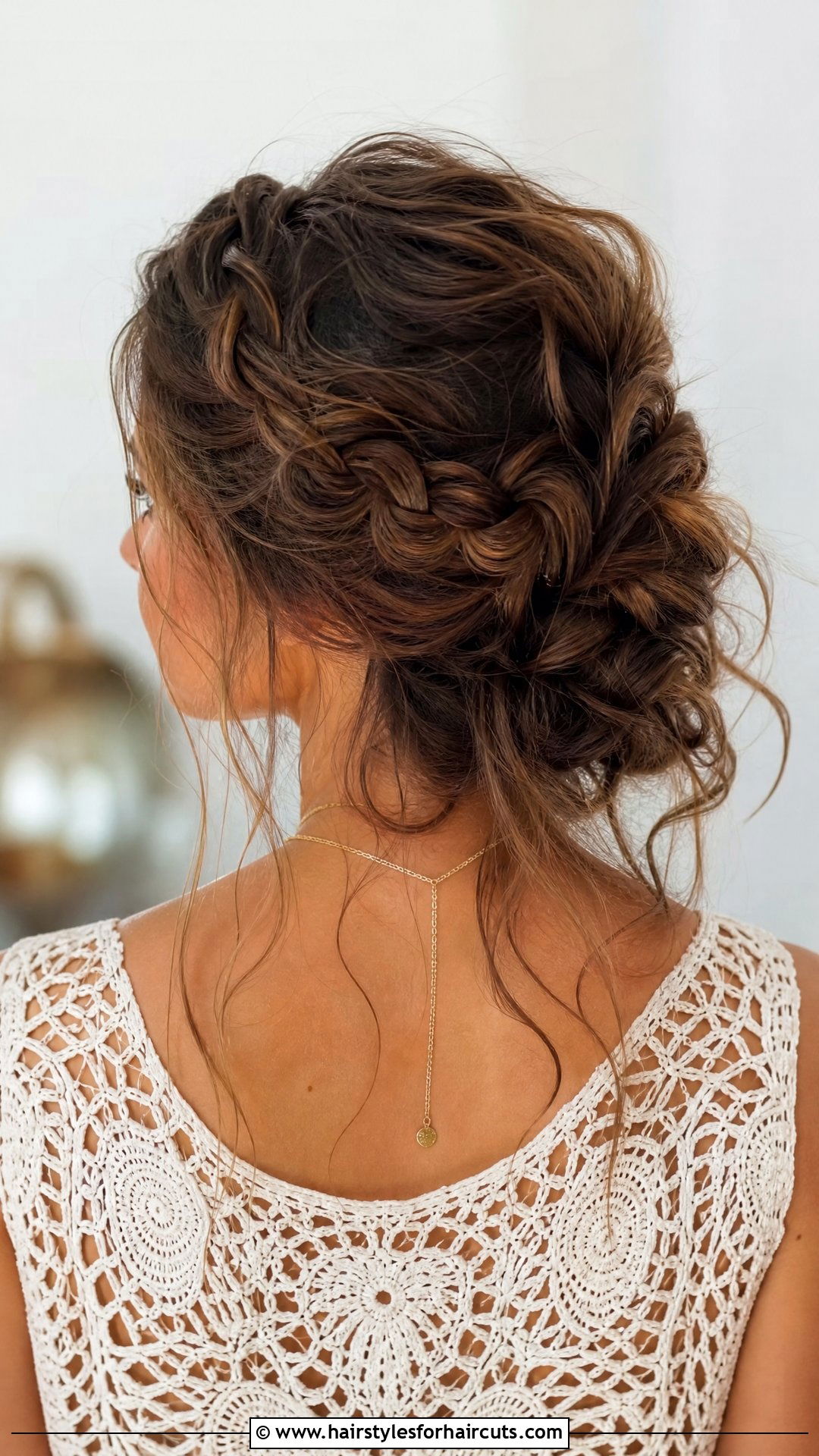 Boho Braided Updo Long Hair - 25 summer hairstyles for long hair - 25 summer hairstyles for long hair