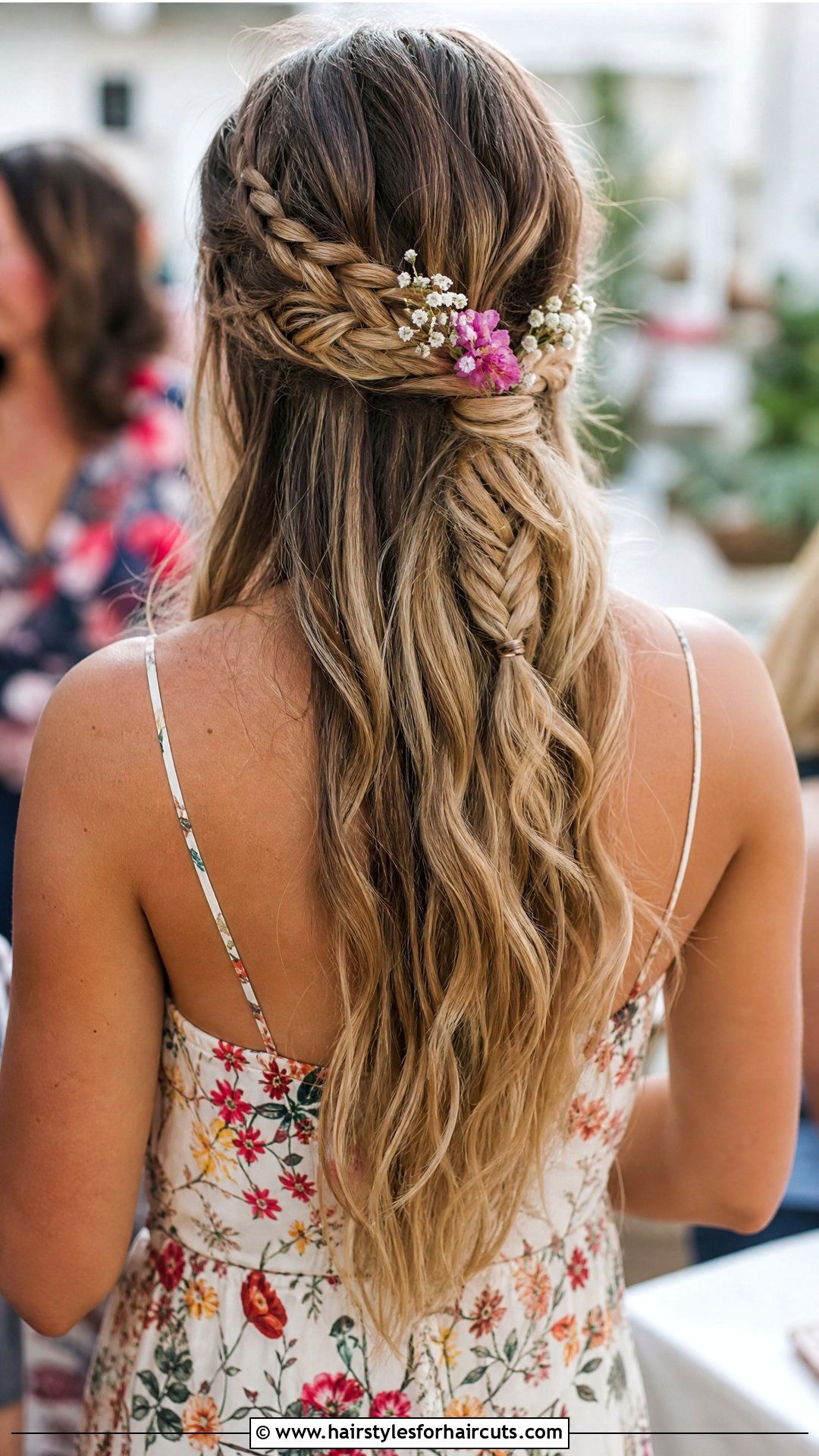 Boho Braided Wedding Guest Hair Down - 25 hair down wedding guest hairstyles - 25 hair down wedding guest hairstyles