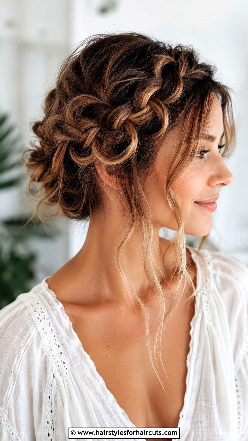 Boho Crown Braid Medium Hair - 25 easy boho hairstyles for medium hair - 25 easy boho hairstyles for medium hair