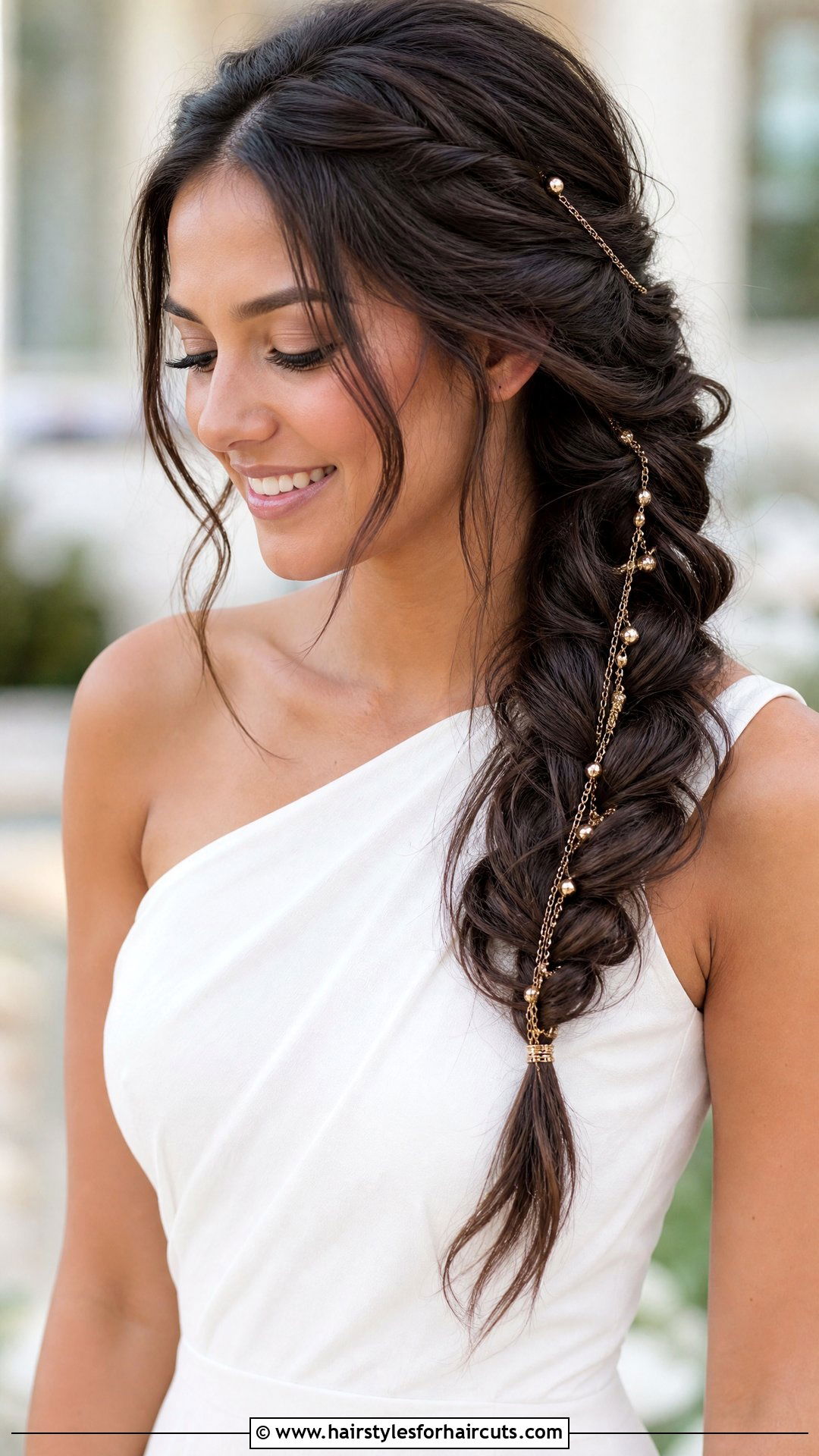 Boho Side Braid Wedding Hair - 25 boho wedding hairstyles for long hair - 25 boho wedding hairstyles for long hair