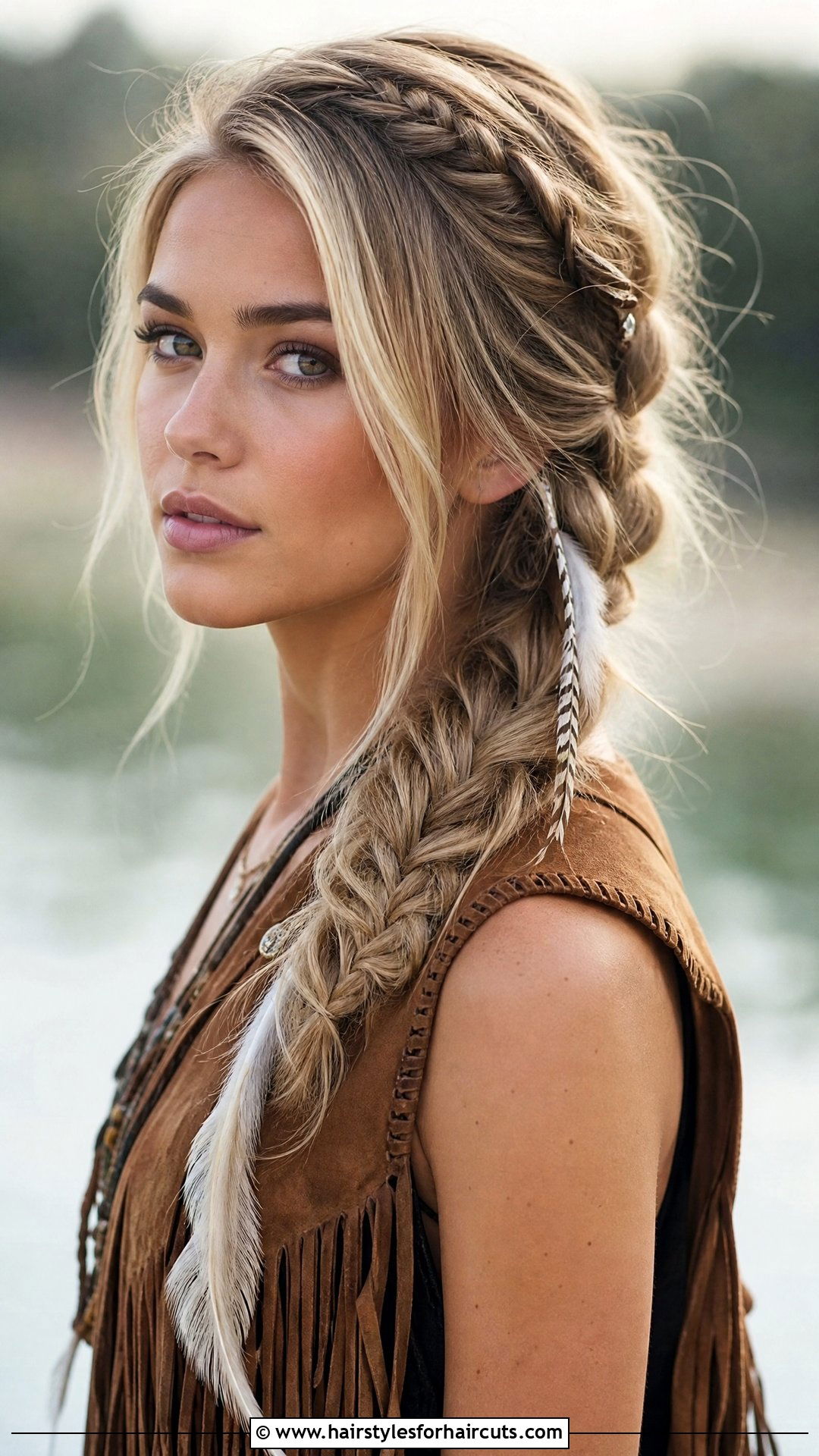 Boho Viking Braid - 25 womens viking hairstyles - 25 womens viking hairstyles