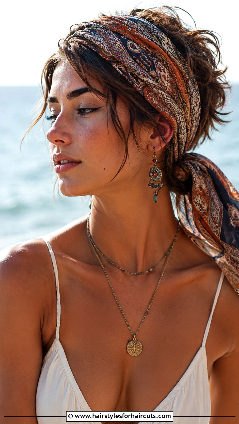 Boho Wrap For Short Bohemian Hair - 25 wrap hairstyles for short hair - 25 wrap hairstyles for short hair